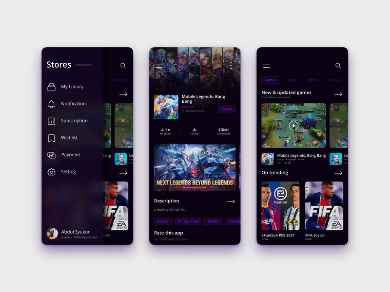 Apps Store UI Concept for Figma and Adobe XD