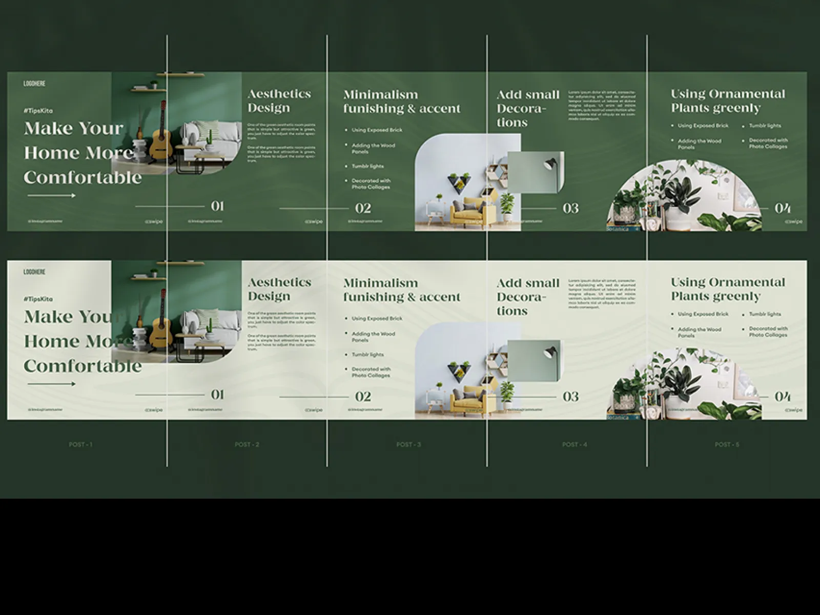 Carousel Instagram Design for Figma and Adobe XD