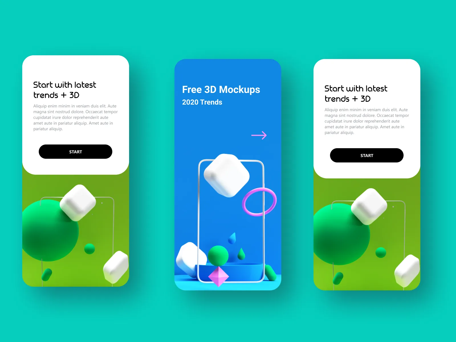 3D Models App for Figma and Adobe XD No 2