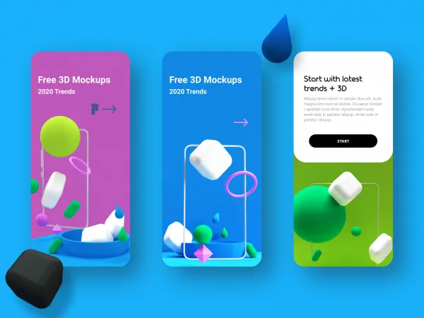 3D Models App for Figma and Adobe XD