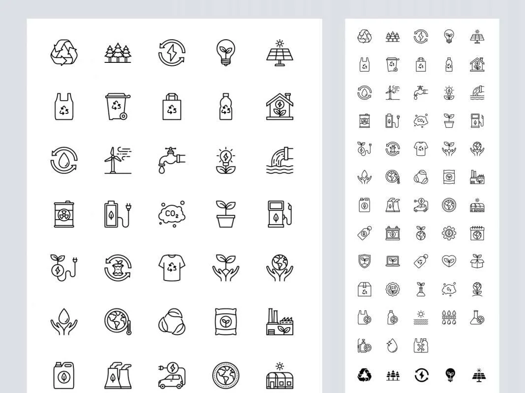 58 Ecology & Nature Free Icons for Figma and Adobe XD
