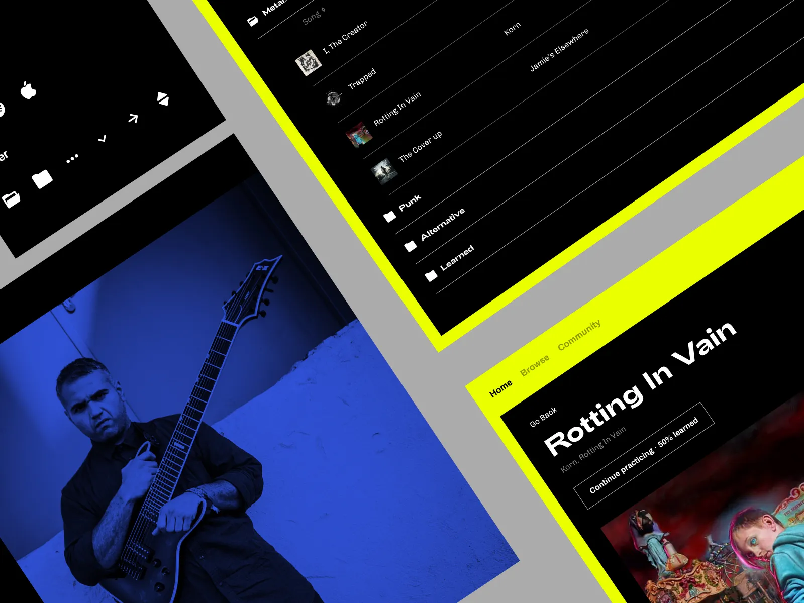 Acid Brutal UI Concept for Figma and Adobe XD No 5