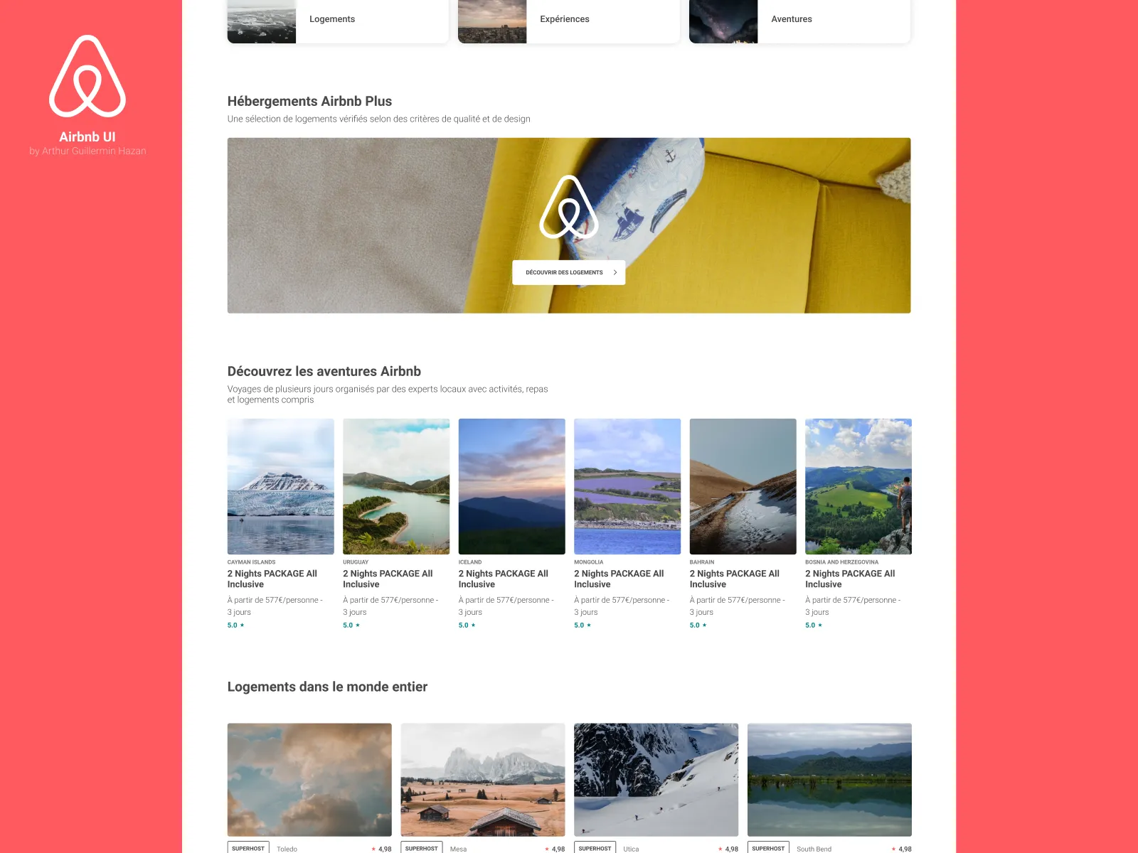 Airbnb UI Kit for Figma and Adobe XD No 2