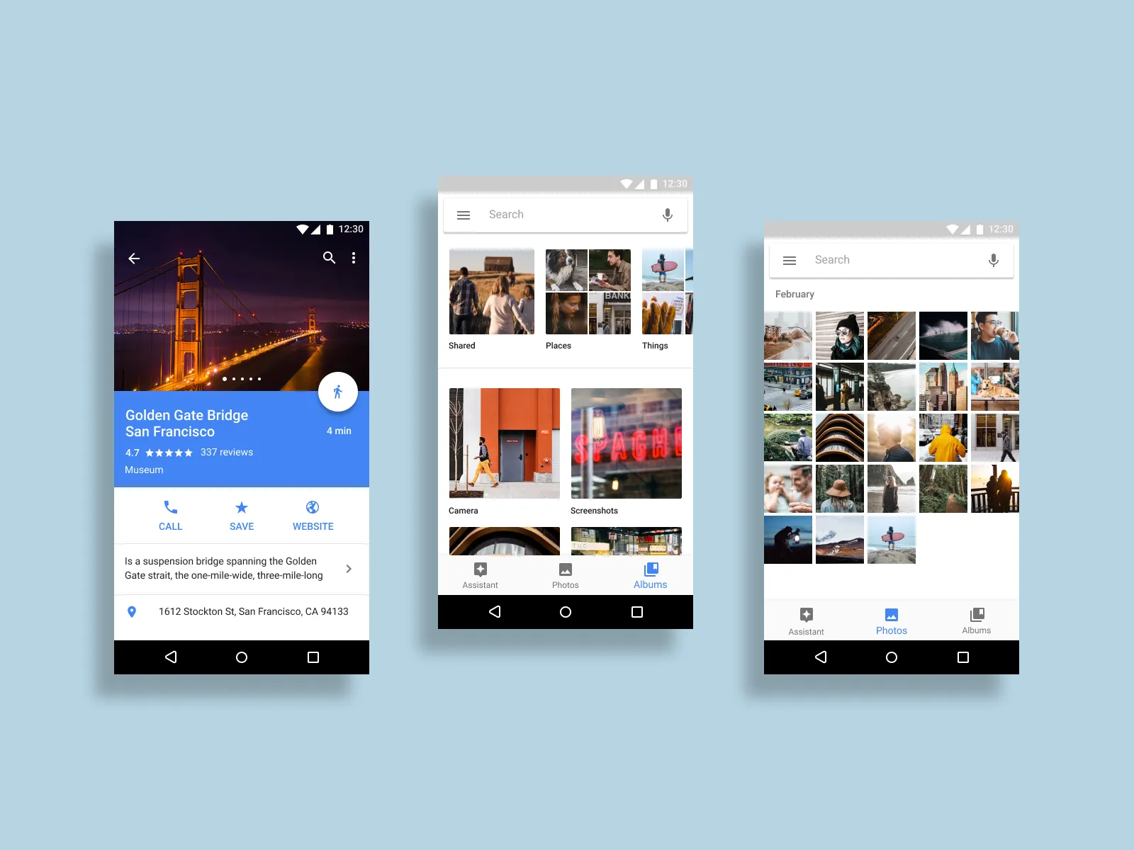 Android 7 Nougat GUI for Figma and Adobe XD No 4