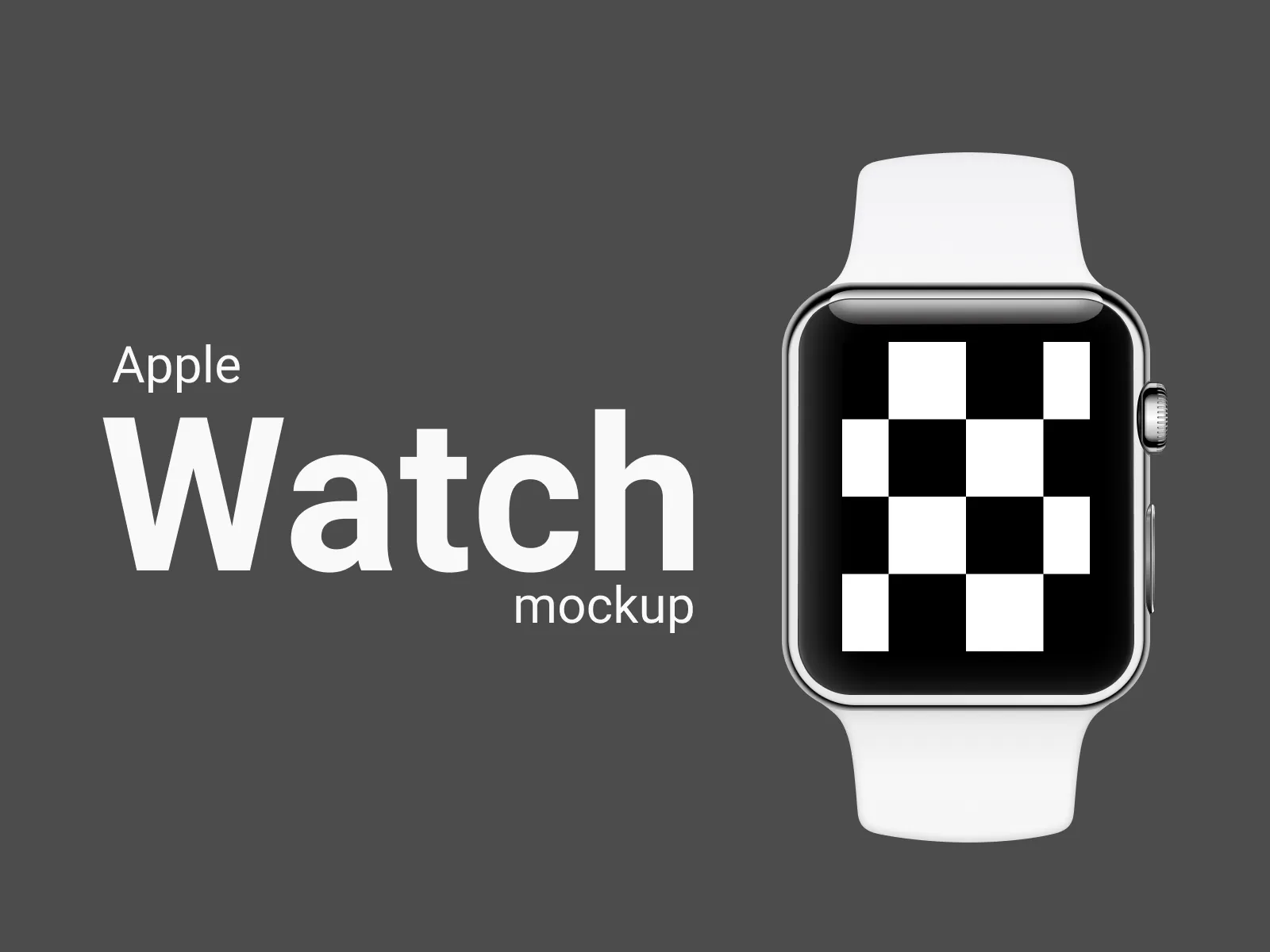Apple Watch 5 44mm Mockup for Figma and Adobe XD No 2