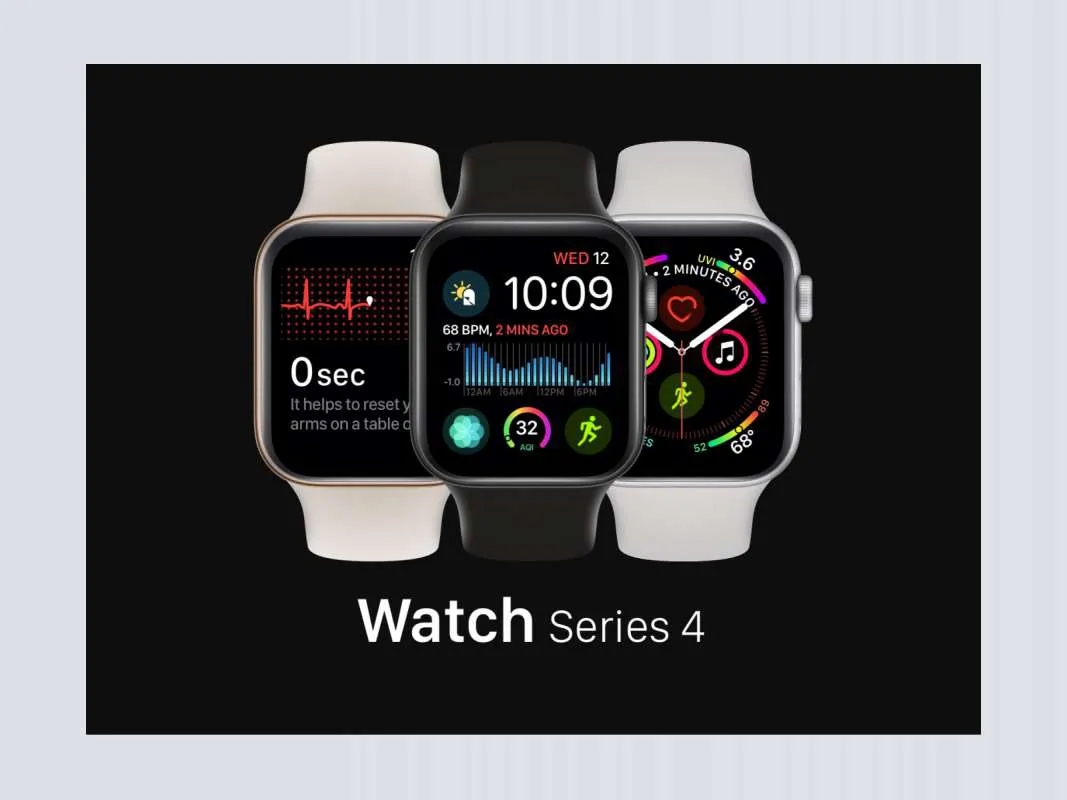 Apple Watch Series 4 Mockups for Figma and Adobe XD