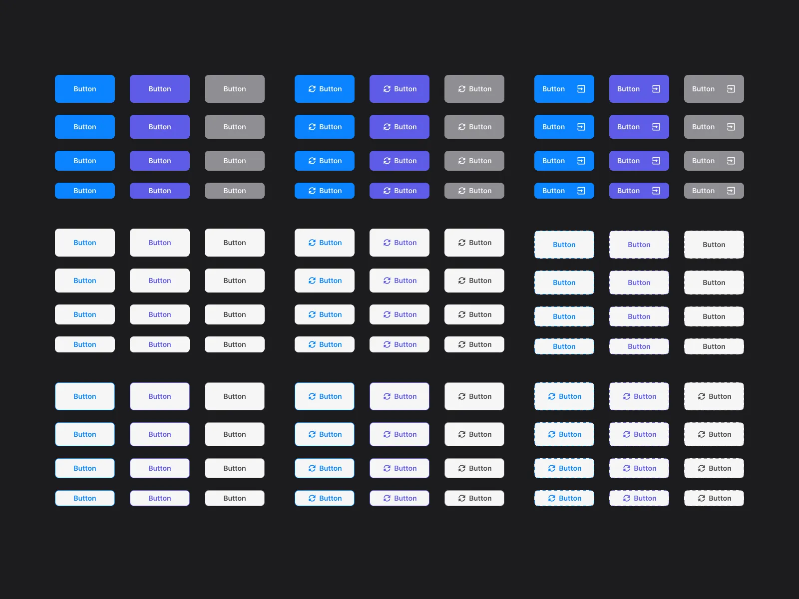 Auto Layout Buttons for Figma and Adobe XD No 4