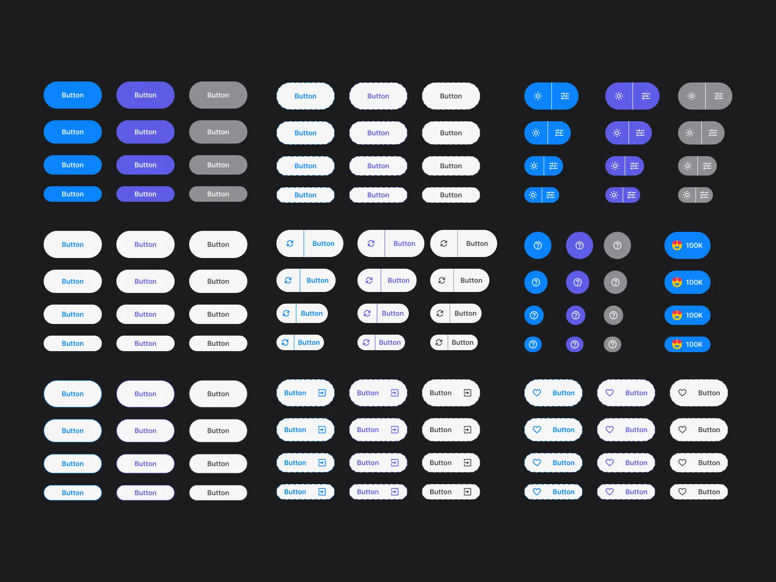 Auto Layout Buttons for Figma and Adobe XD No 4