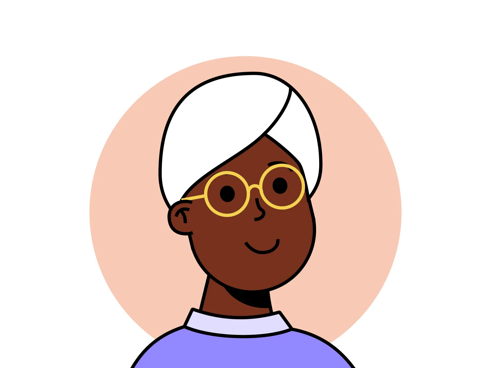 Avatar Illustration System for Figma and Adobe XD No 4