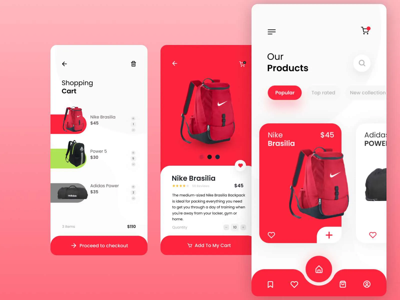 Bag Shop for Figma and Adobe XD No 4