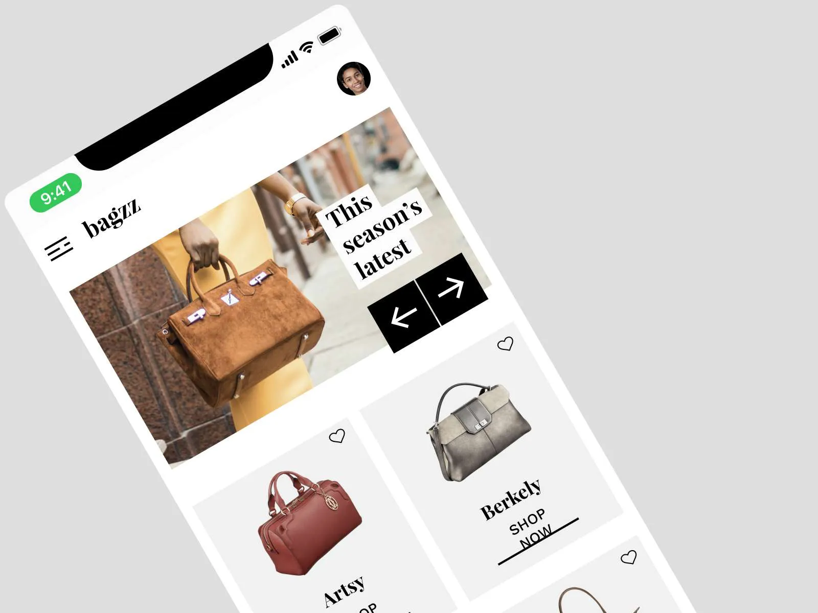 Bagzz Shopping UI Kit for Figma and Adobe XD No 5