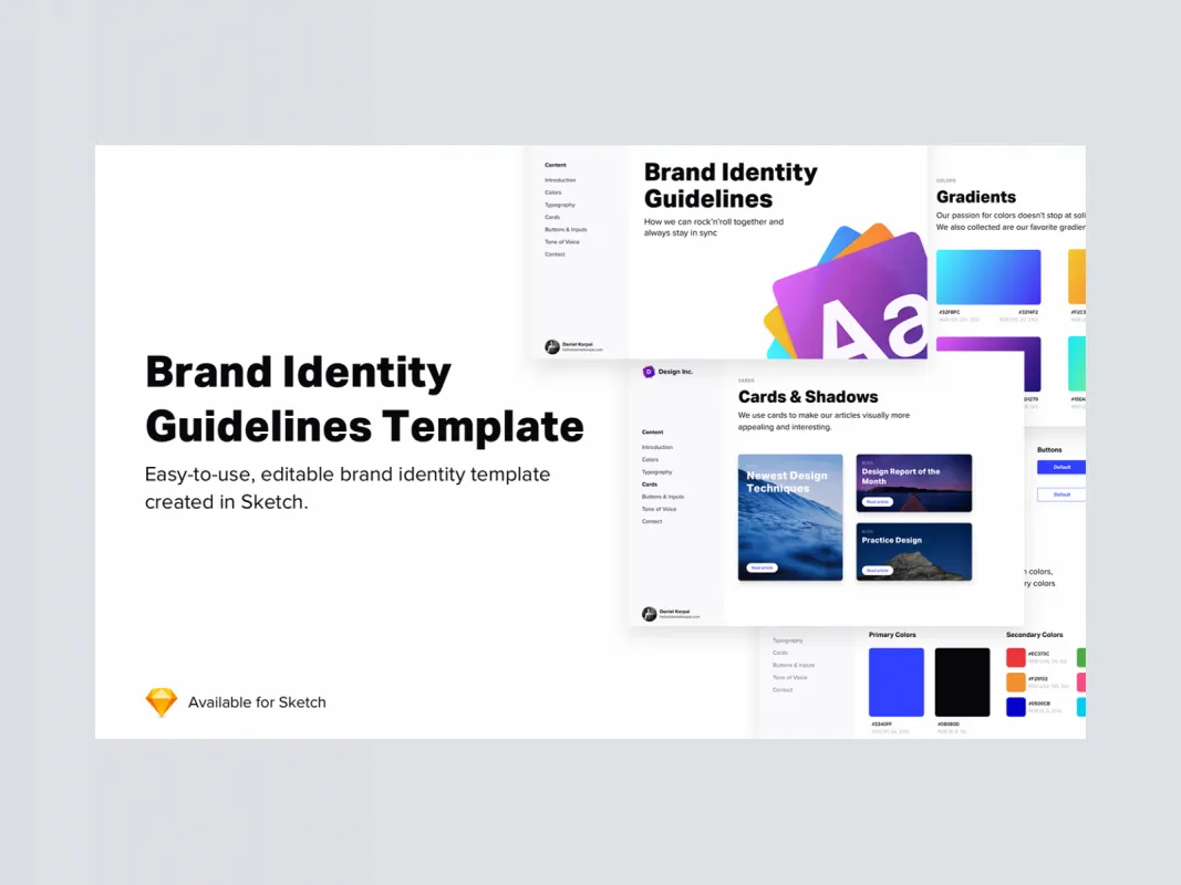 Brand Identity Guidelines 2.0 for Figma and Adobe XD
