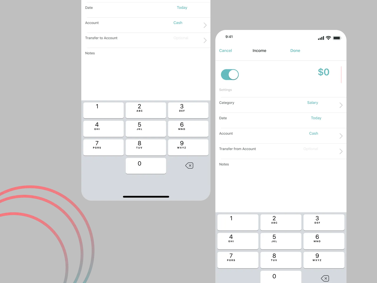Budget Finance App UI Kit for Figma and Adobe XD No 5