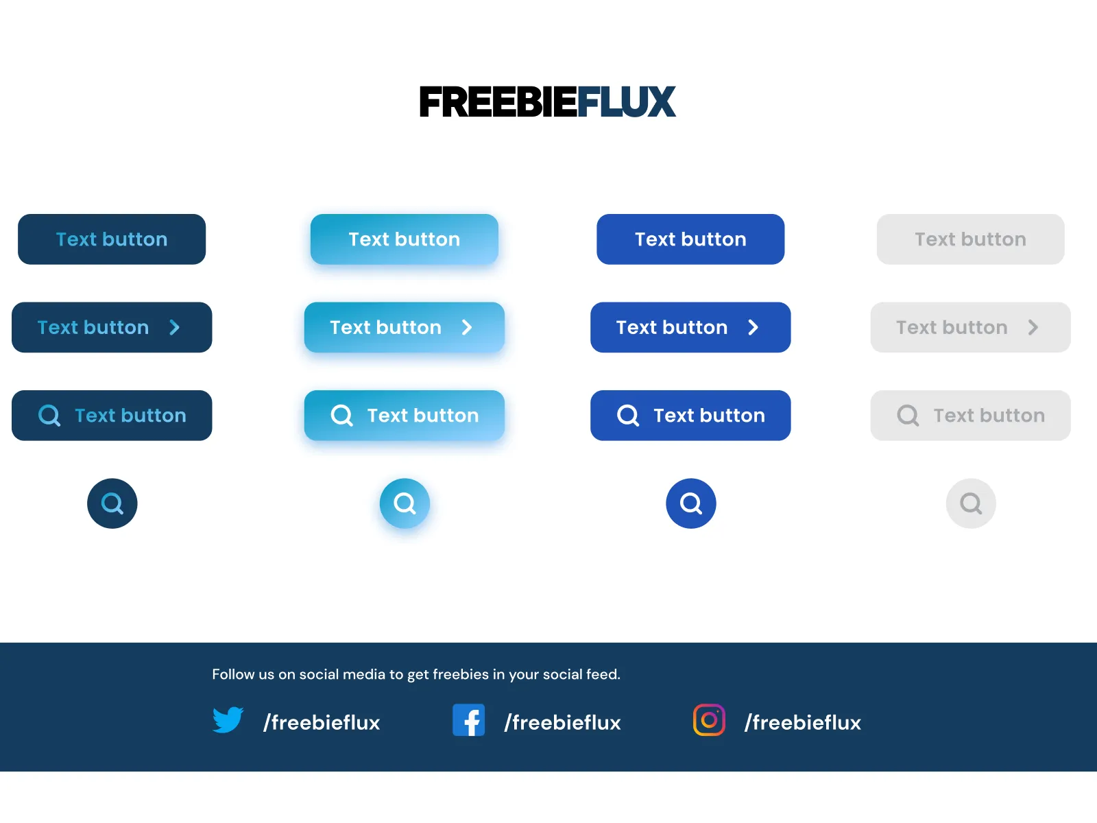 Buttons with Variants for Figma and Adobe XD No 4