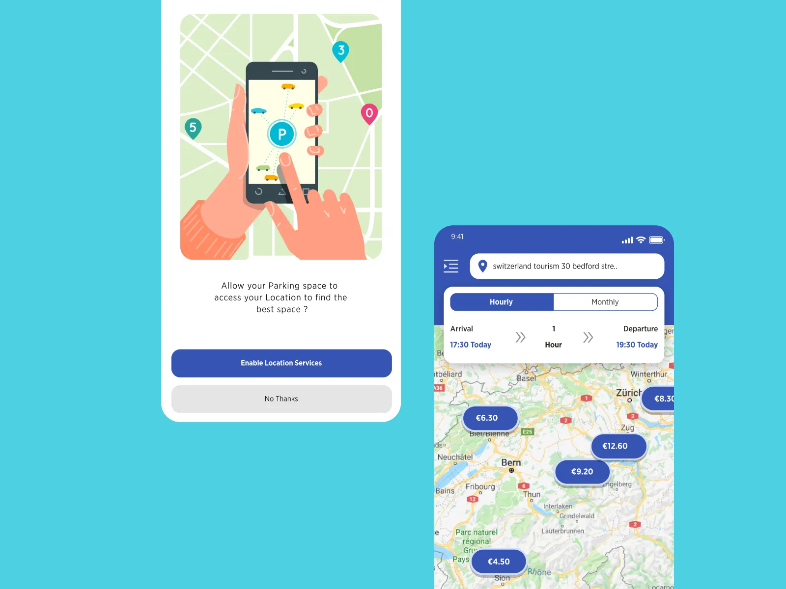 Car Parking Mobile UI Kit for Figma and Adobe XD No 4