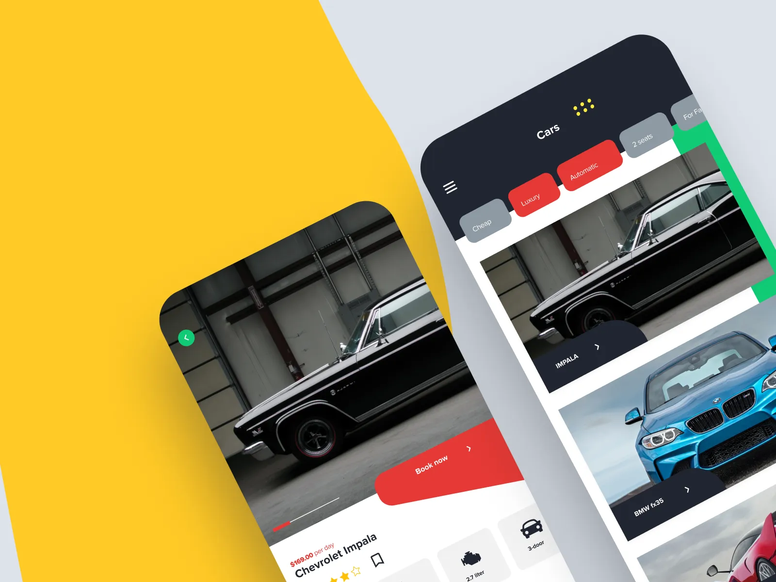 Car Rent iOS App for Figma and Adobe XD No 4