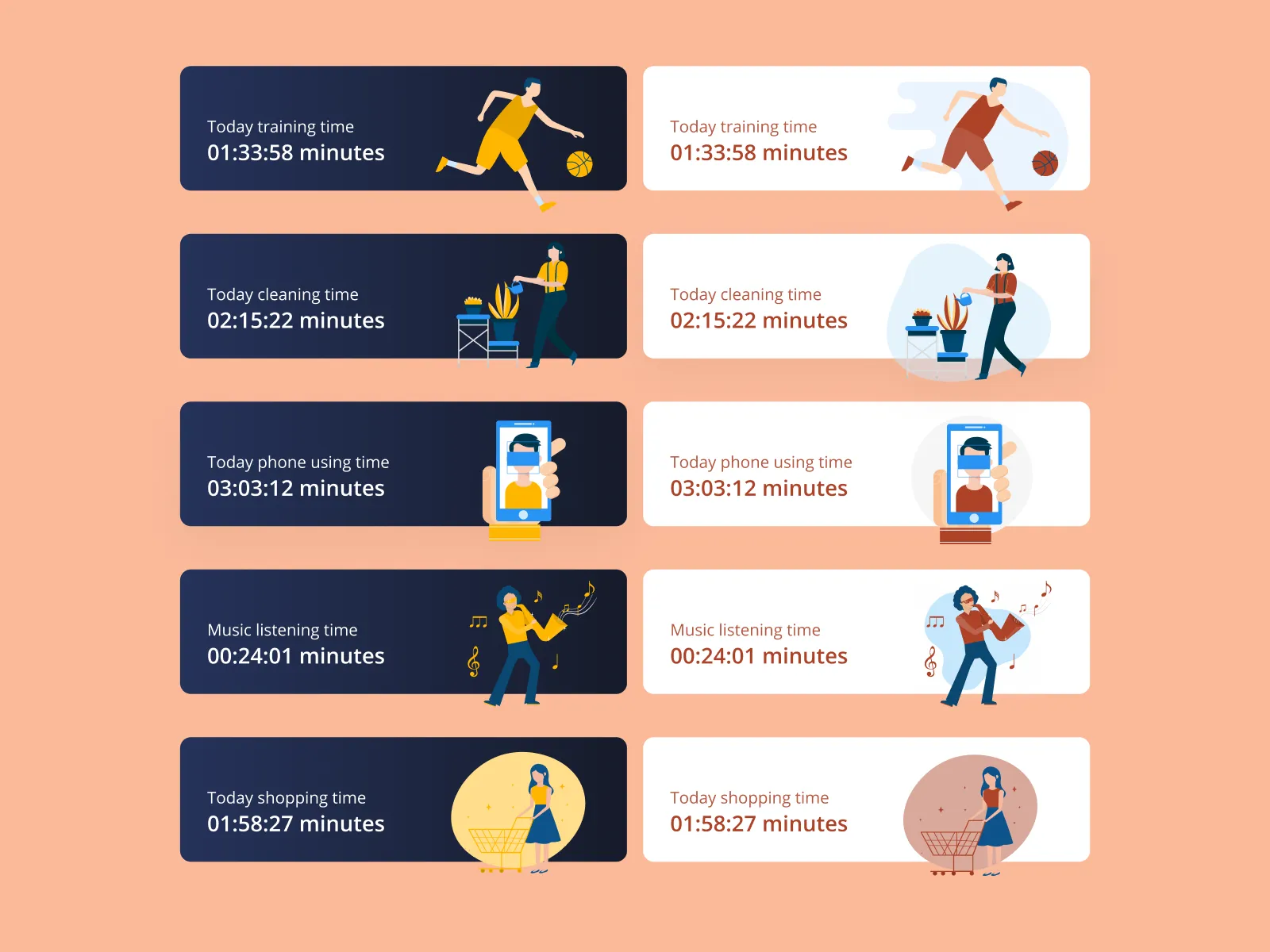 Card Templates for Figma and Adobe XD No 2