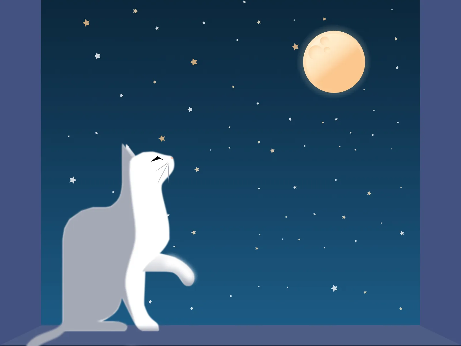 Cat Vector Illustration for Figma and Adobe XD No 4