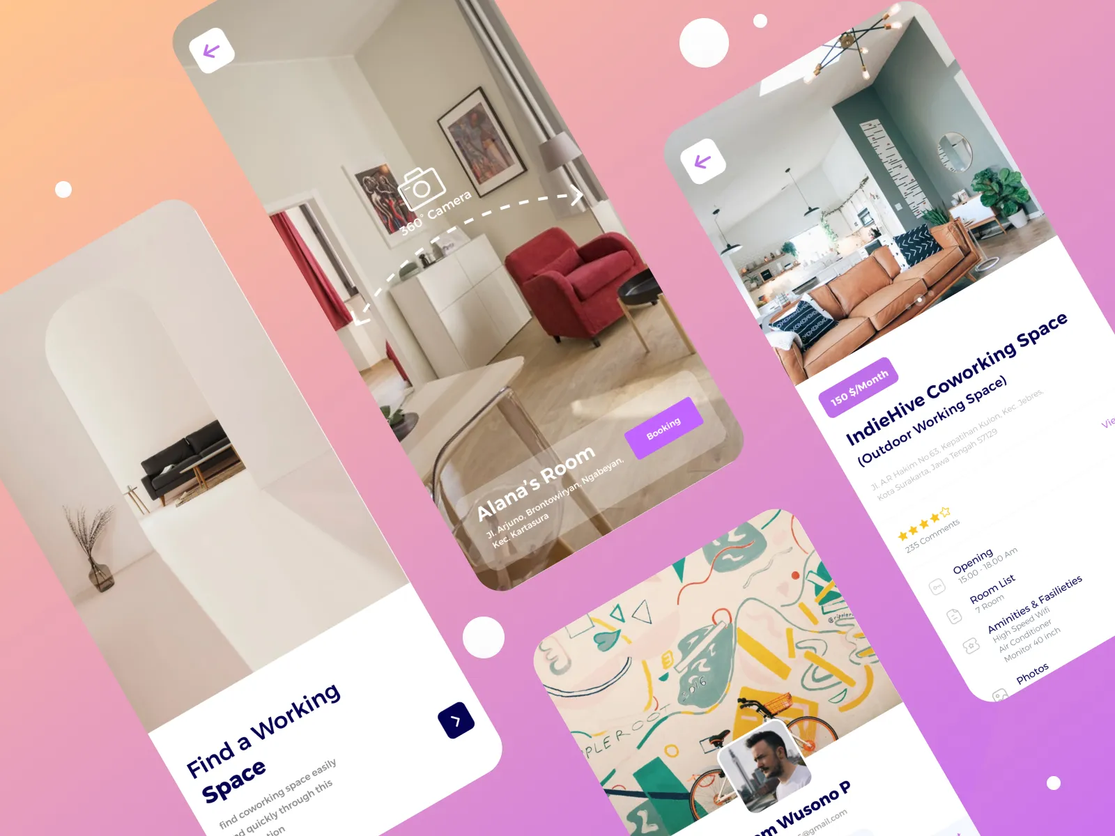 Coworking Space UI Kit for Figma and Adobe XD No 4