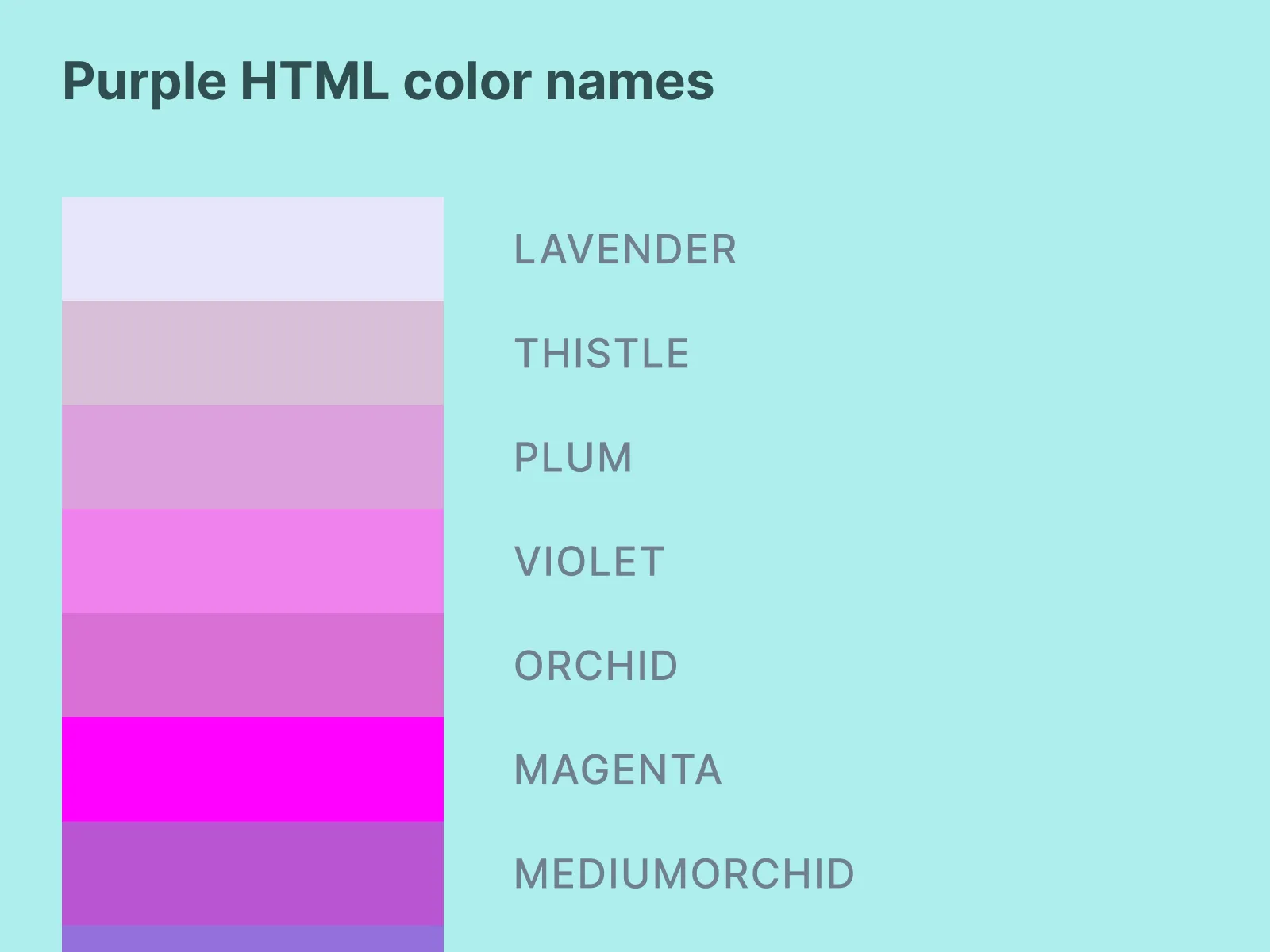 CSS Colors for Figma and Adobe XD No 4