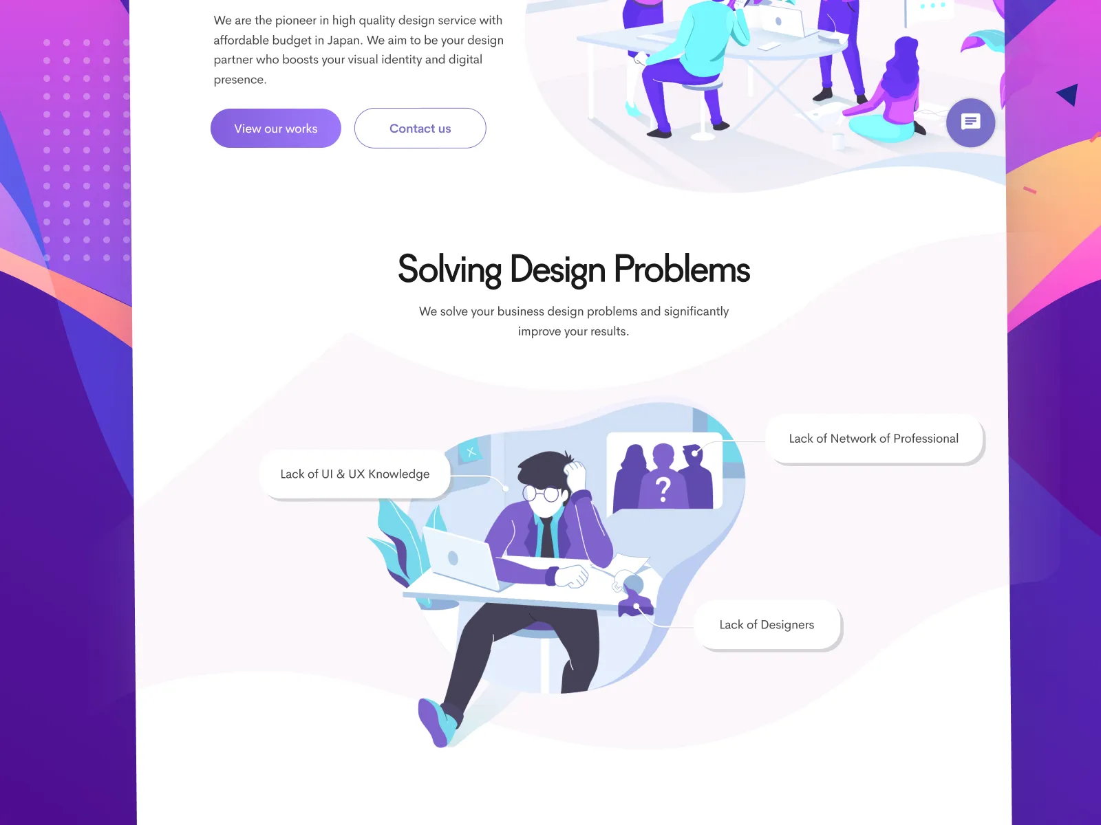 Design Startup Landig Page for Figma and Adobe XD No 4