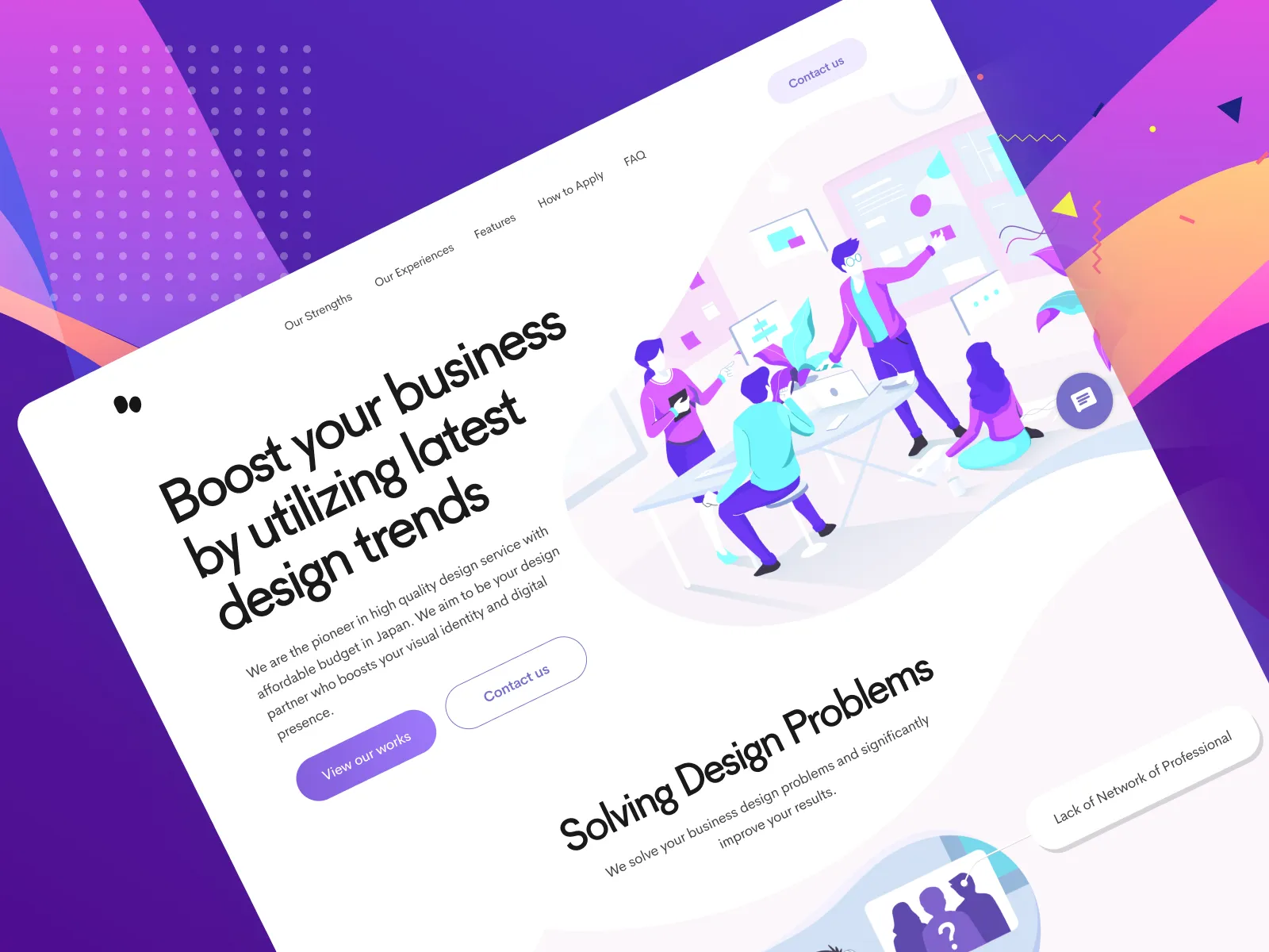 Design Startup Landig Page for Figma and Adobe XD No 5