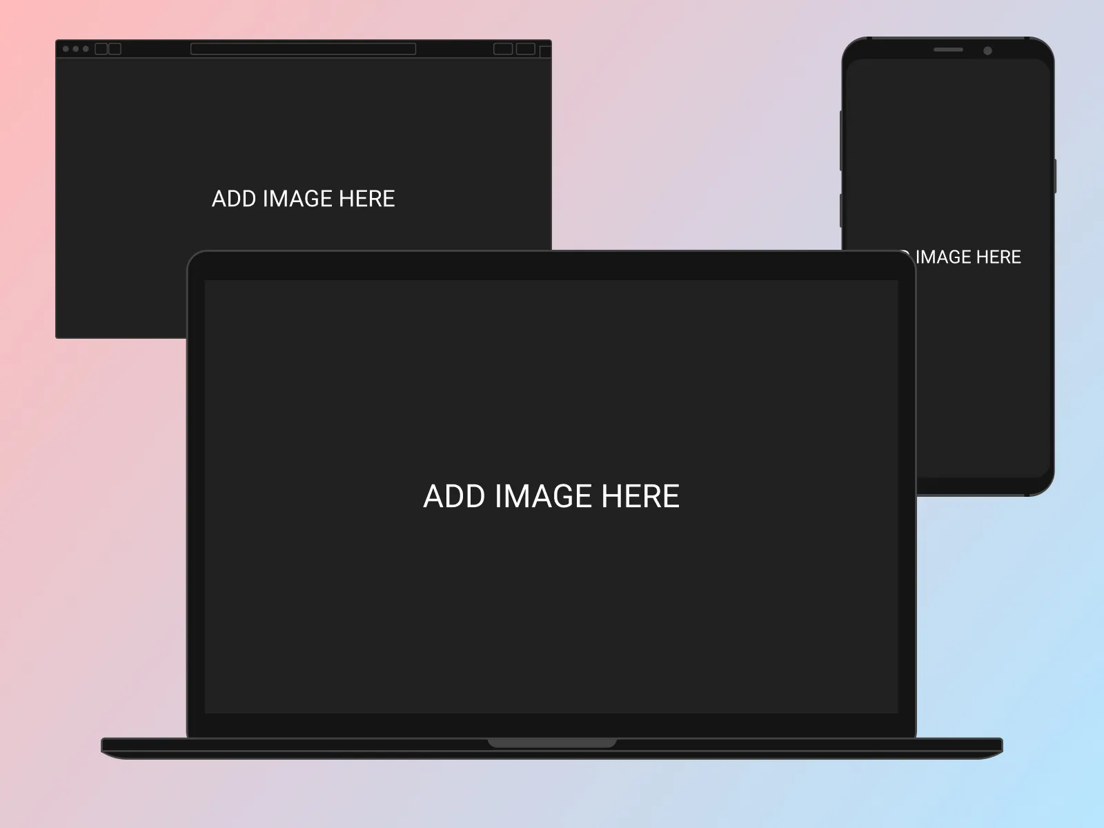 Devices Mockup Light & Dark for Figma and Adobe XD No 4