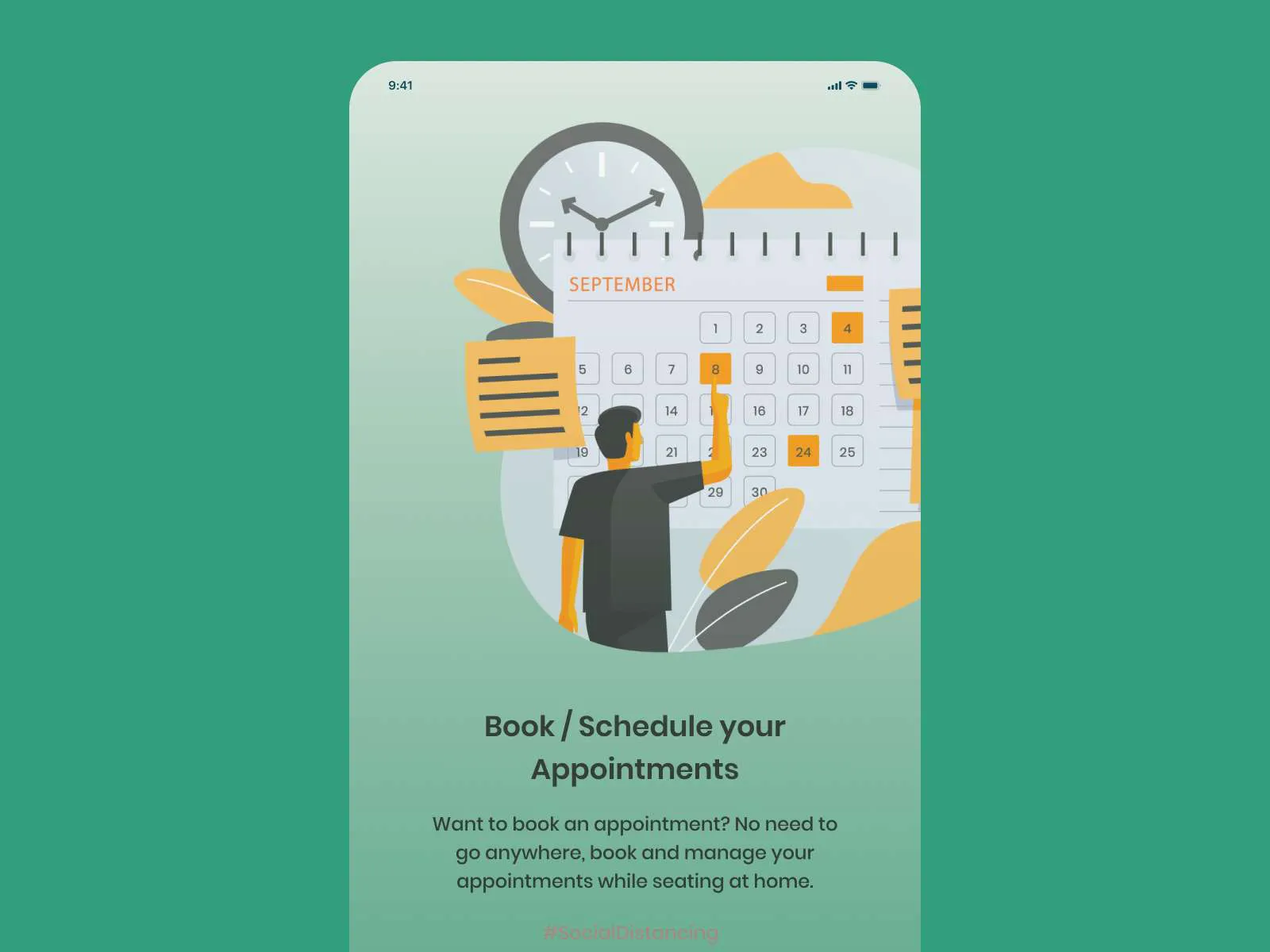 Doctor Appointment Onboarding for Figma and Adobe XD No 4