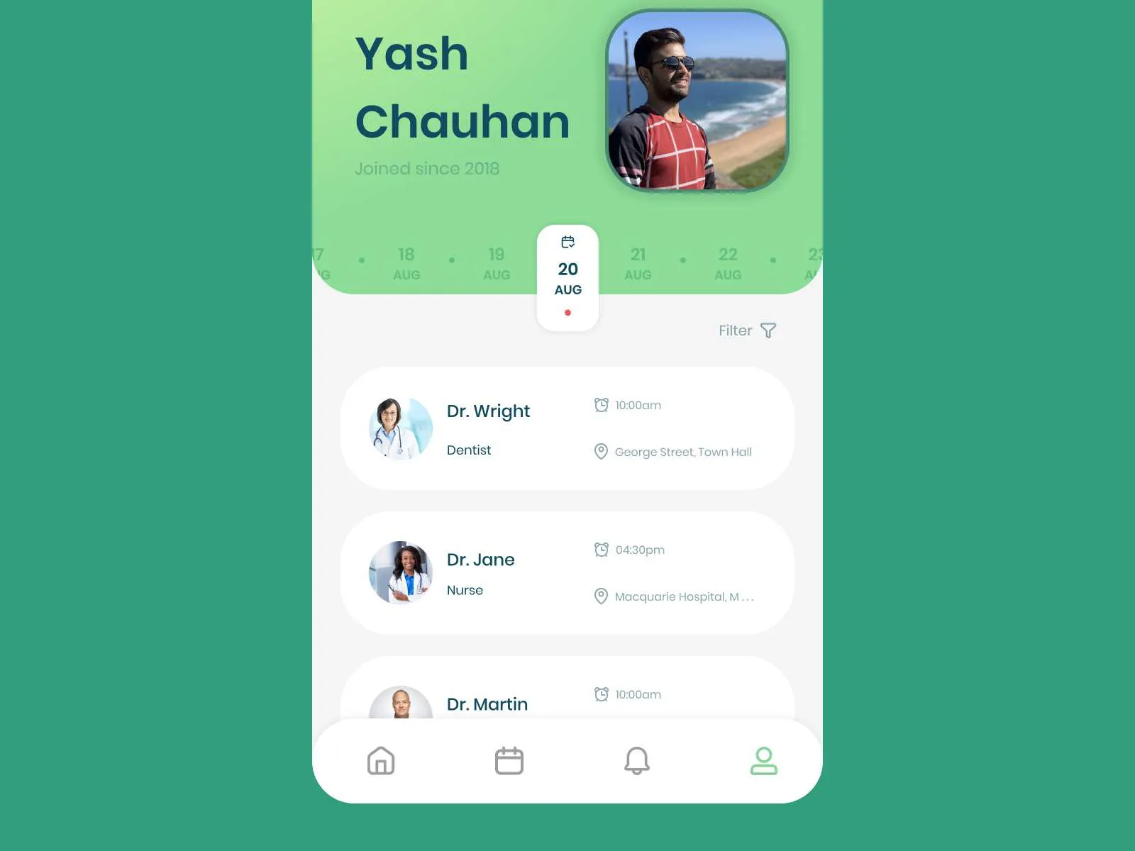 Doctor Appointment Onboarding for Figma and Adobe XD No 5