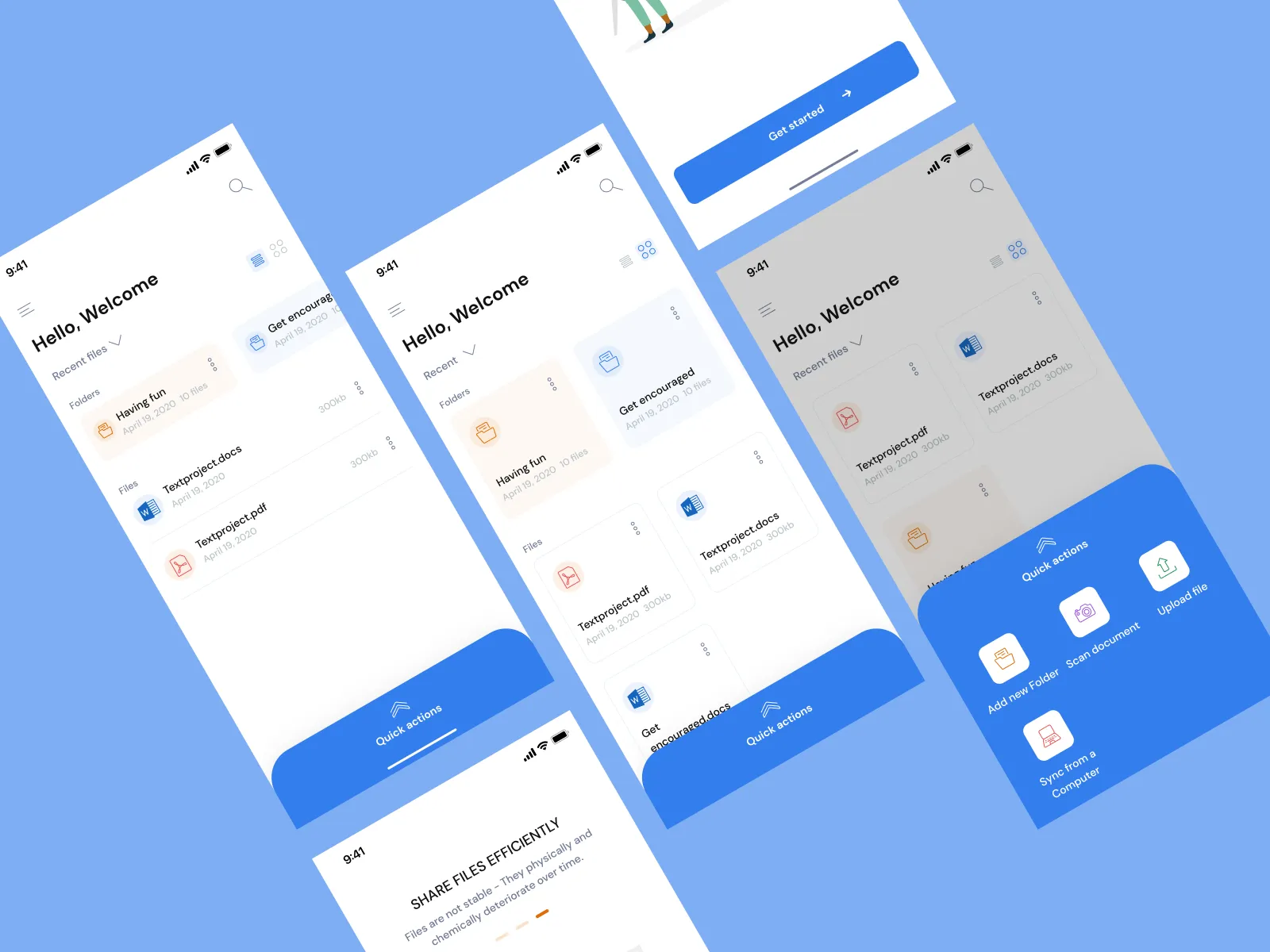 Document Scanner App for Figma and Adobe XD No 2