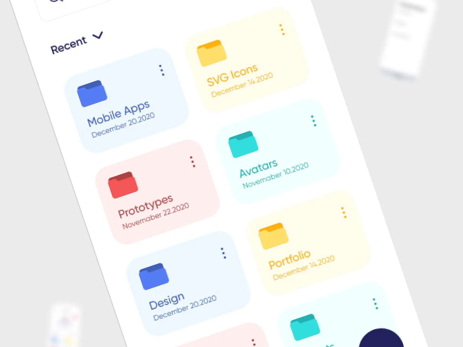 Dribbox Cloud Storage for Figma and Adobe XD No 4