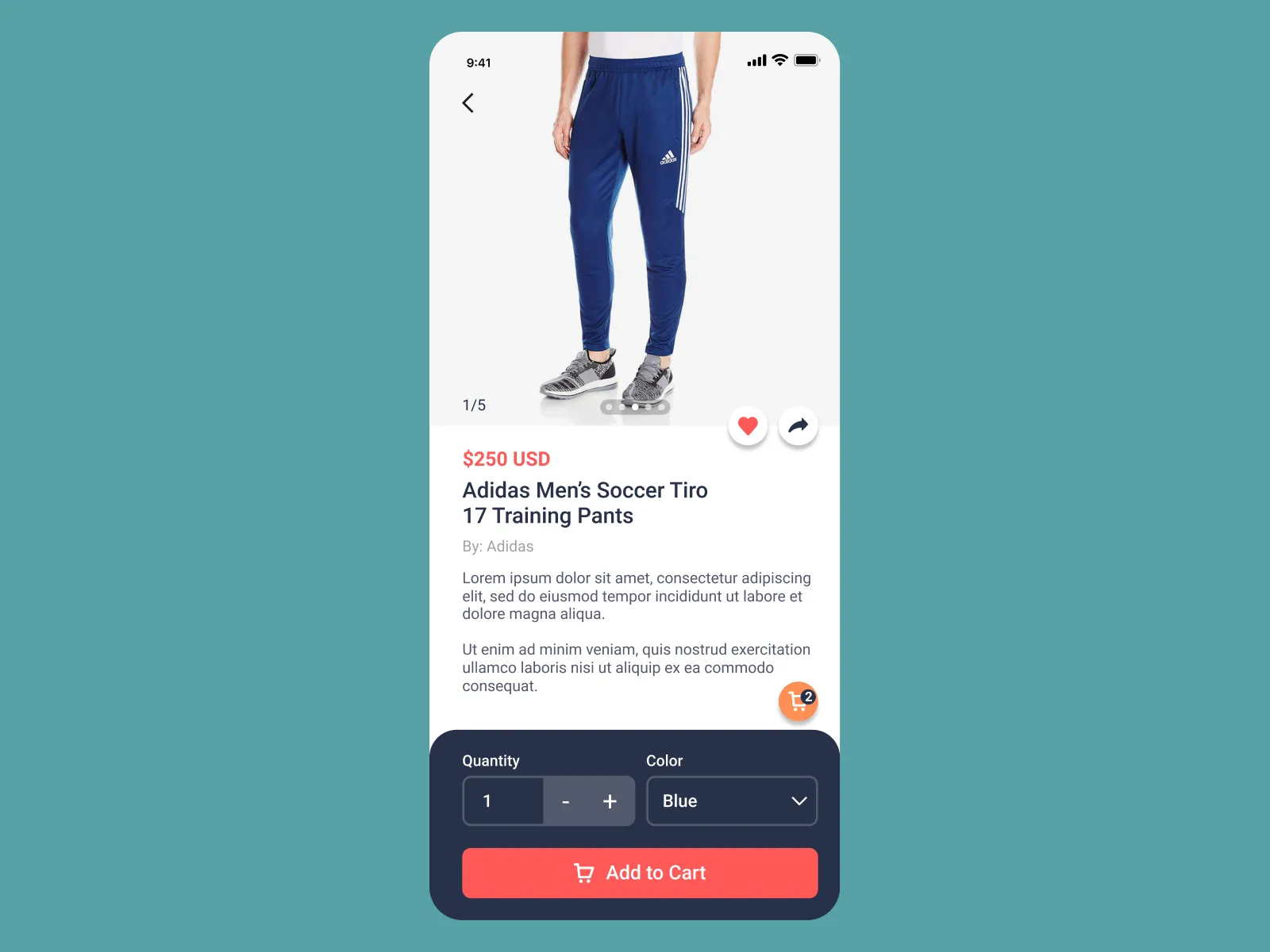 E-commerce App UI for Figma and Adobe XD No 4