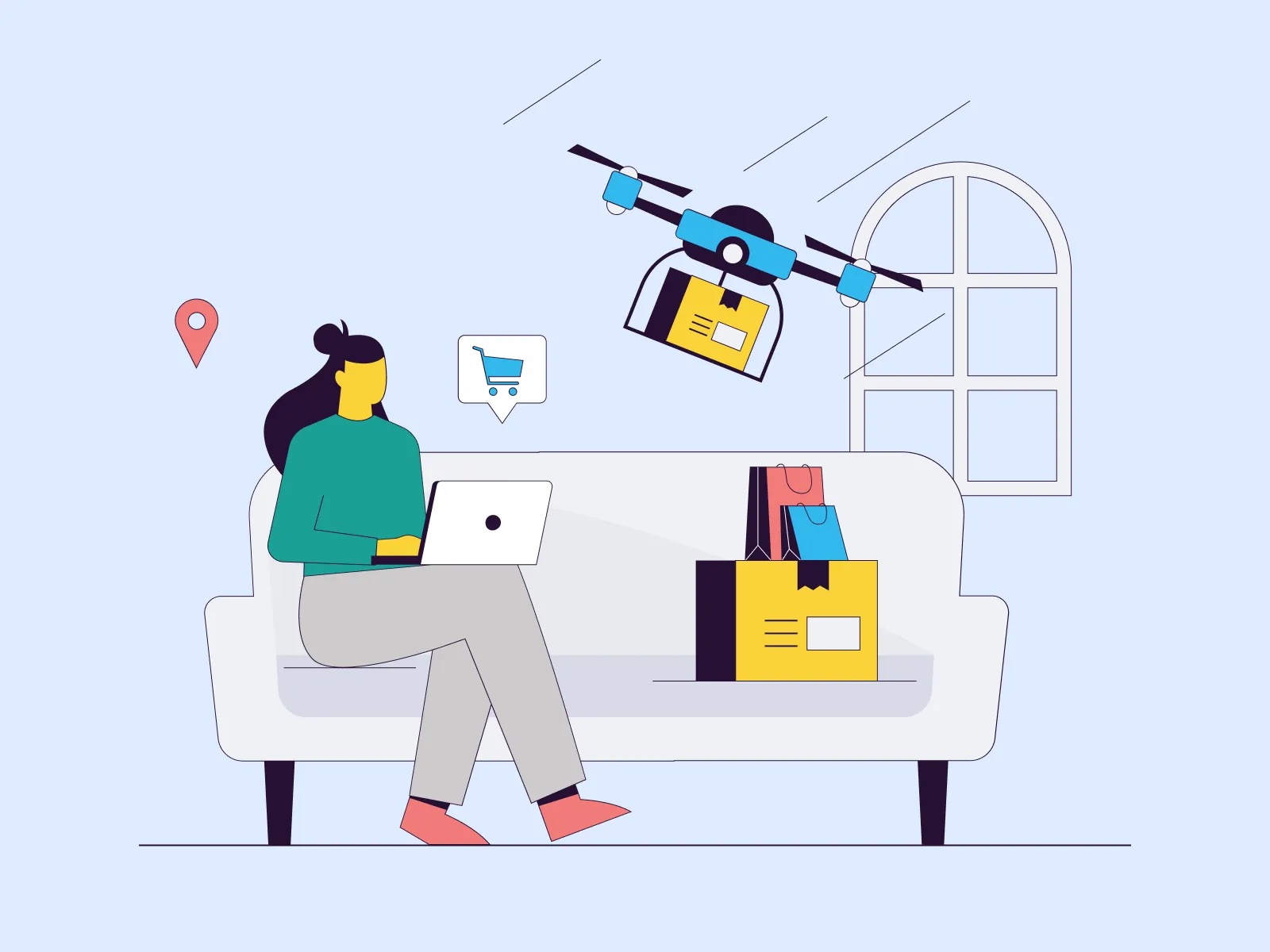 E-Commerce Illustration Kit for Figma and Adobe XD No 4