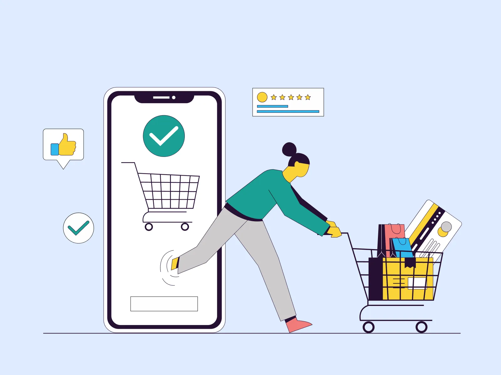 E-Commerce Illustration Kit for Figma and Adobe XD No 5
