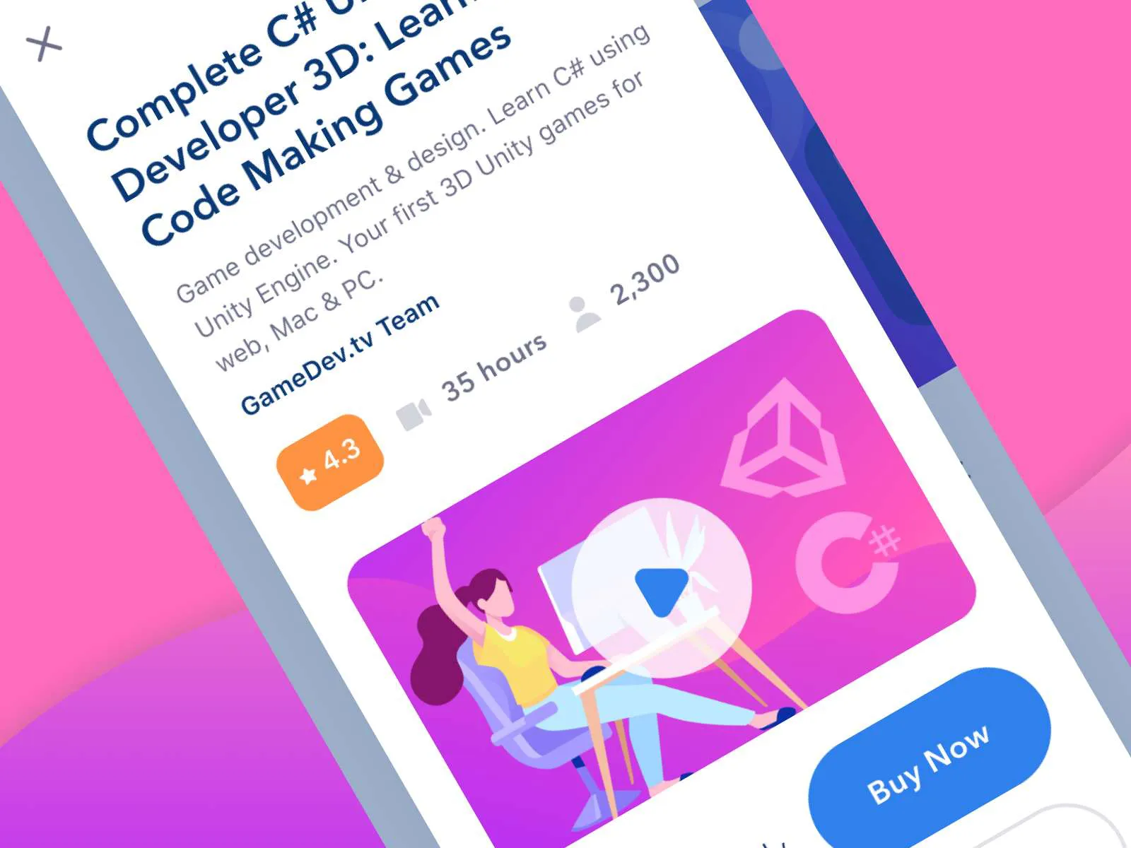 E-learning Mobile for Figma and Adobe XD No 2