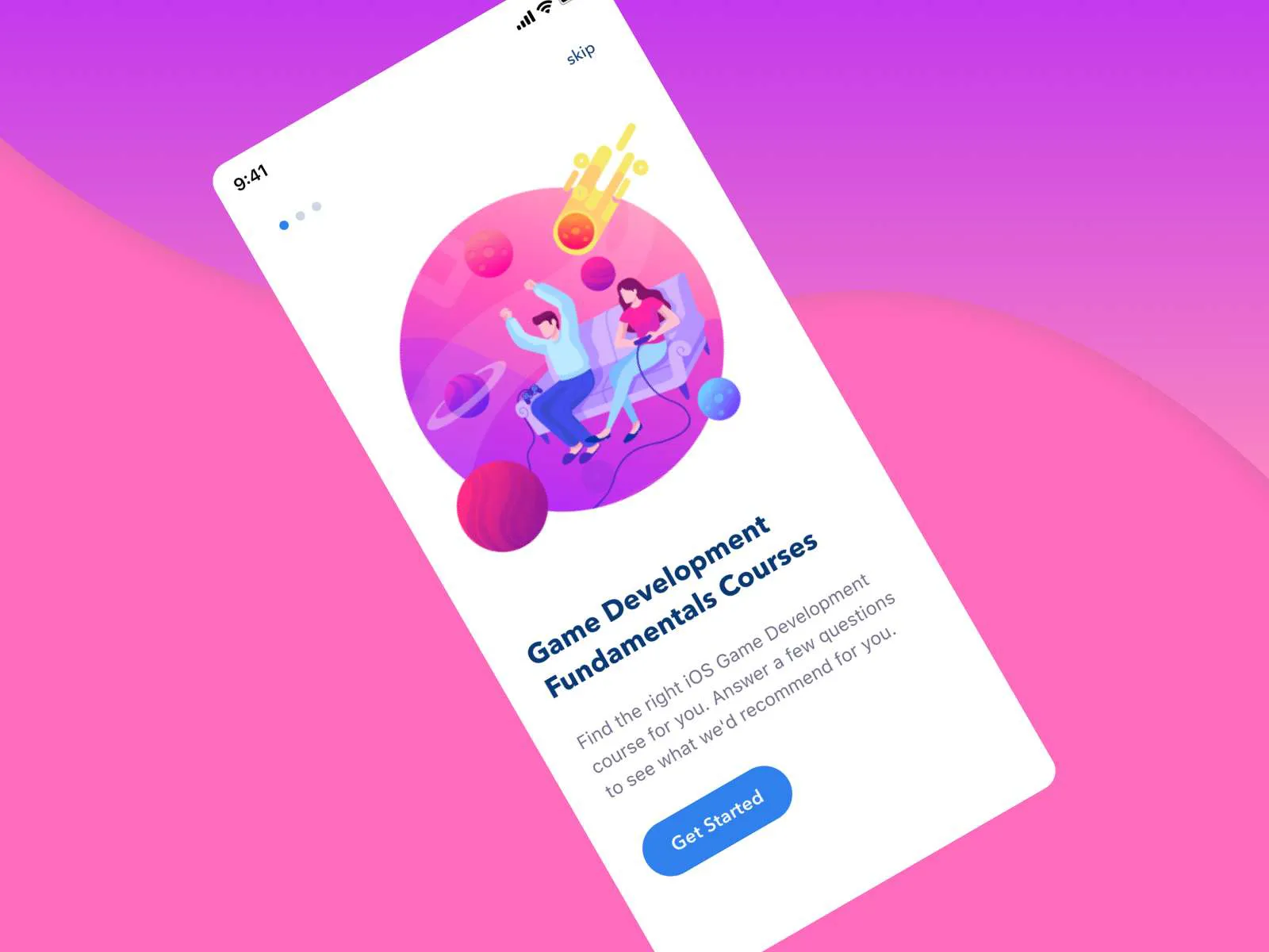 E-learning Mobile for Figma and Adobe XD No 4