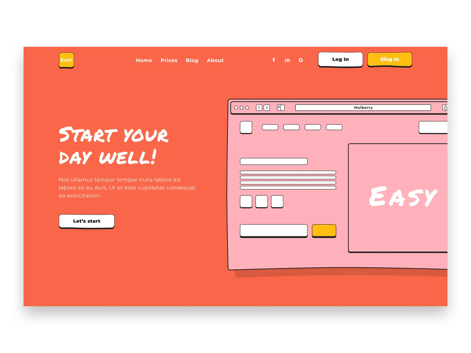 EasyFrame 3.0 Wireframe Kit for Figma and Adobe XD No 4