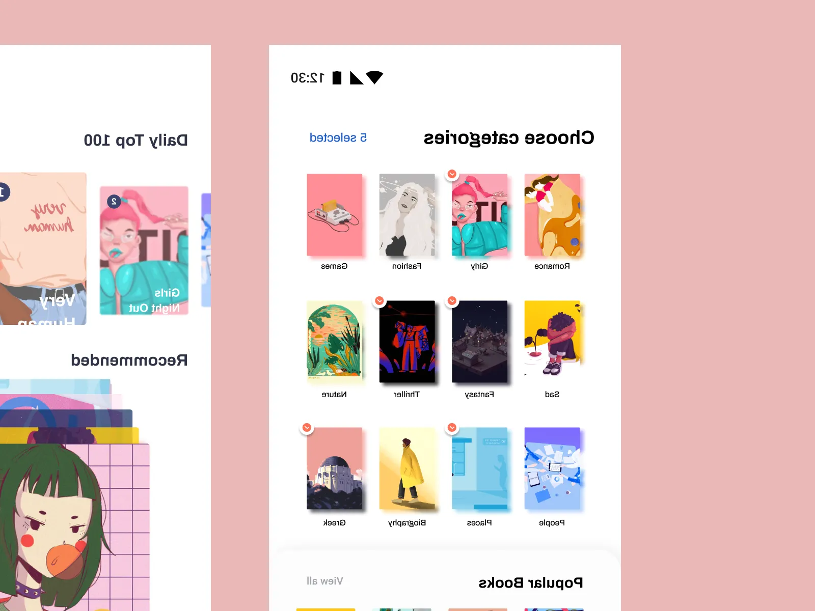 Ebook or Reading App for Figma and Adobe XD No 5