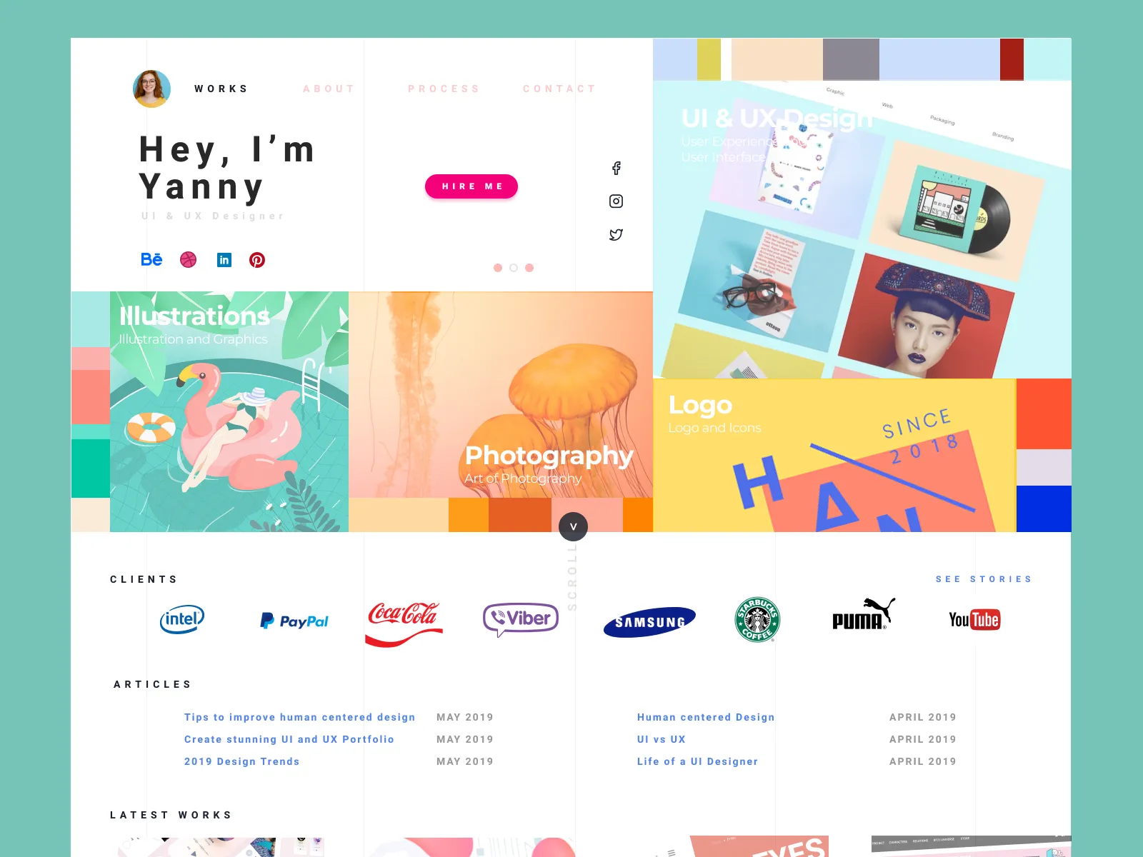 Epic Portfolio for Figma and Adobe XD No 2