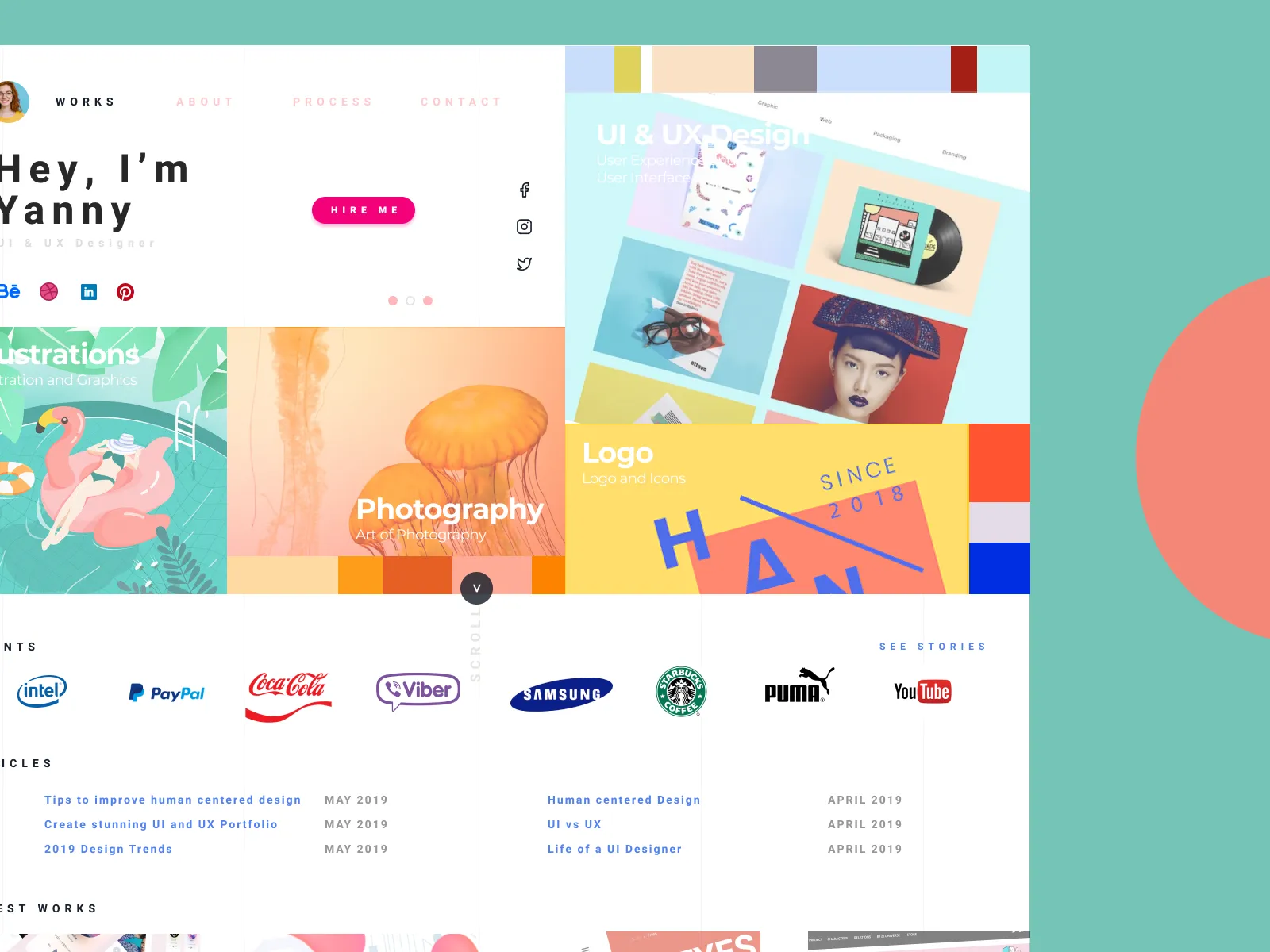 Epic Portfolio for Figma and Adobe XD No 4