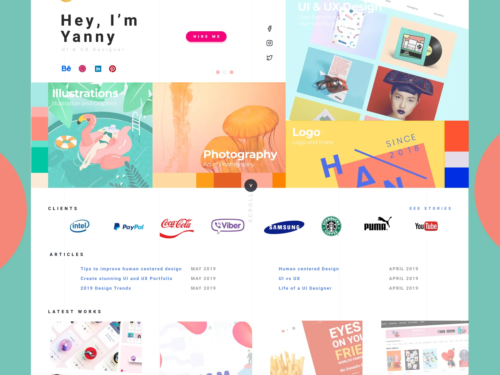 Epic Portfolio for Figma and Adobe XD No 4