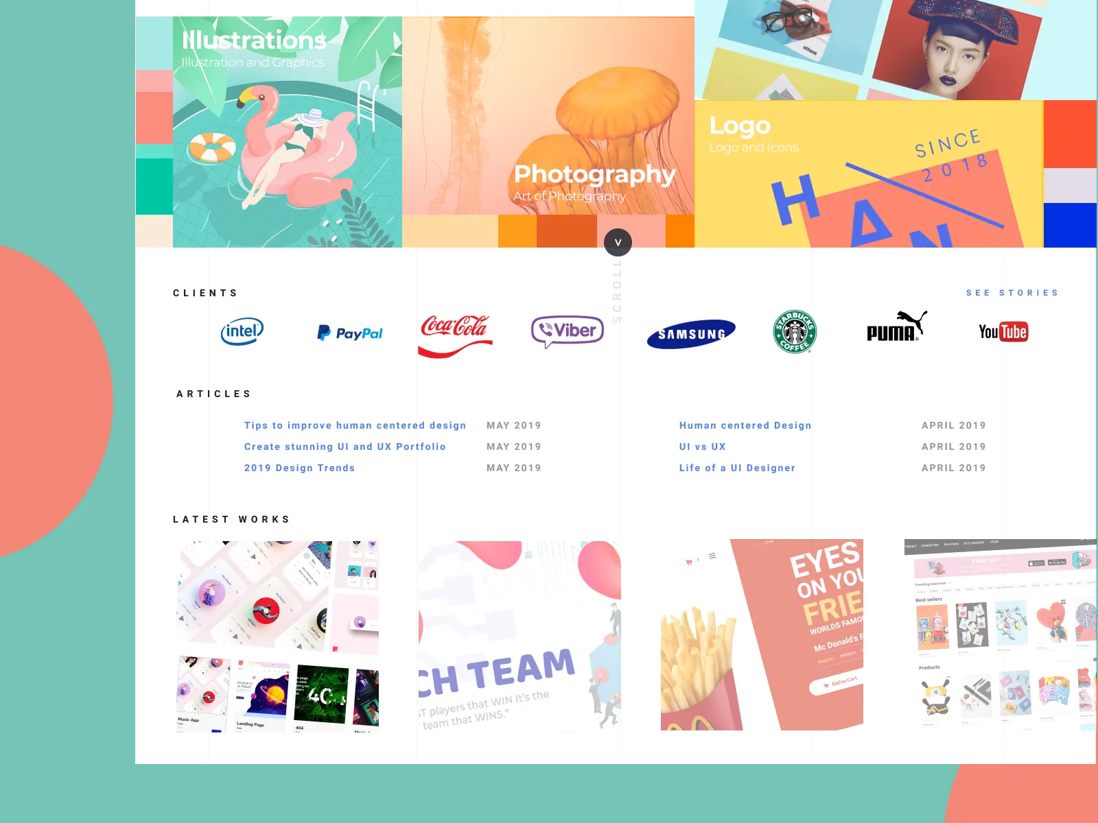 Epic Portfolio for Figma and Adobe XD No 5