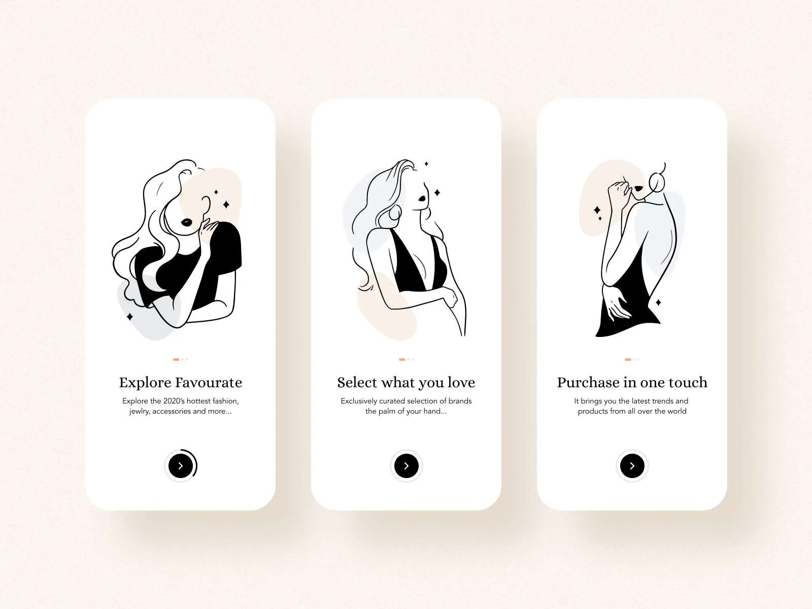 Fashion App for Figma and Adobe XD No 2