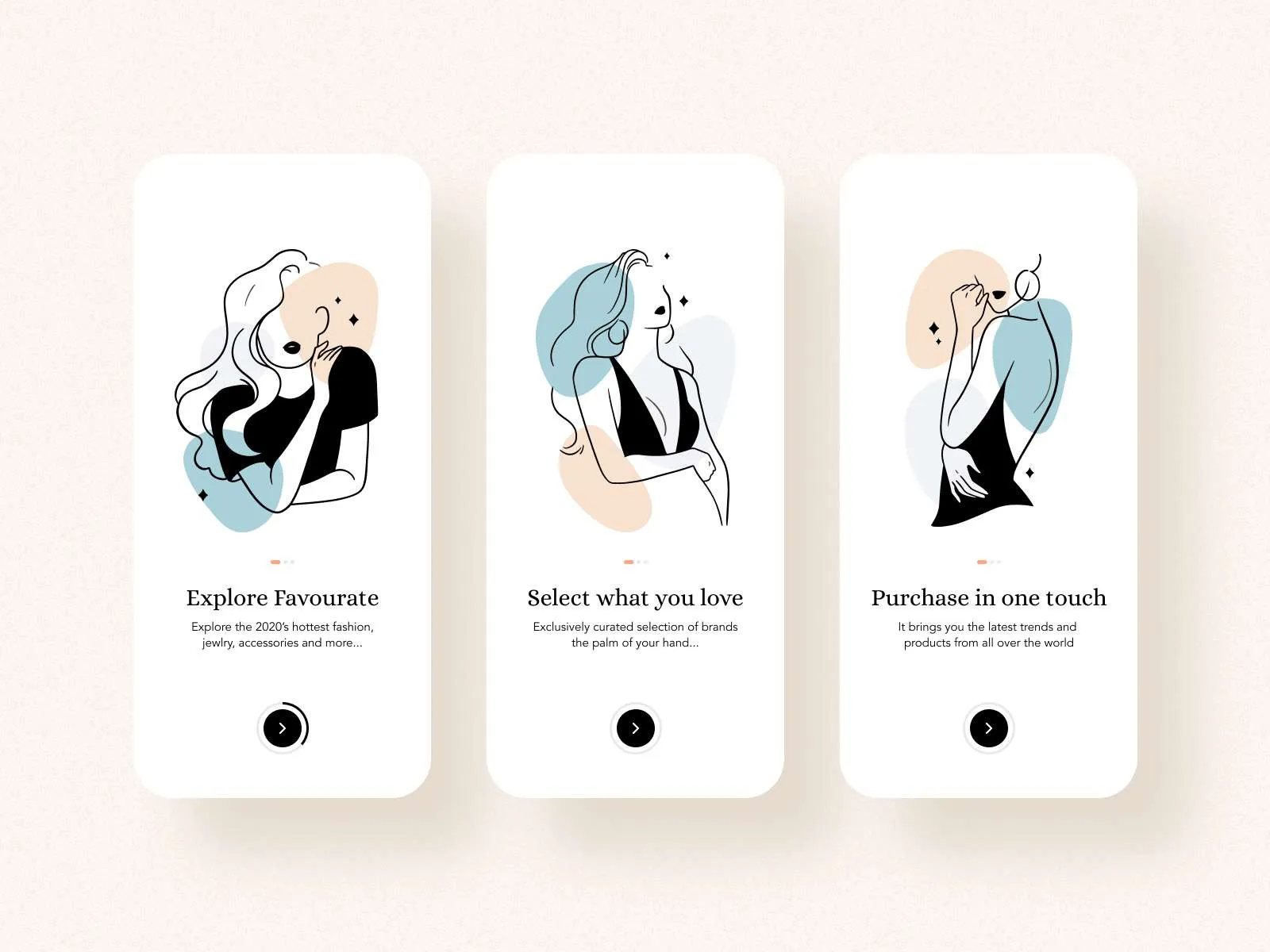 Fashion App for Figma and Adobe XD No 4