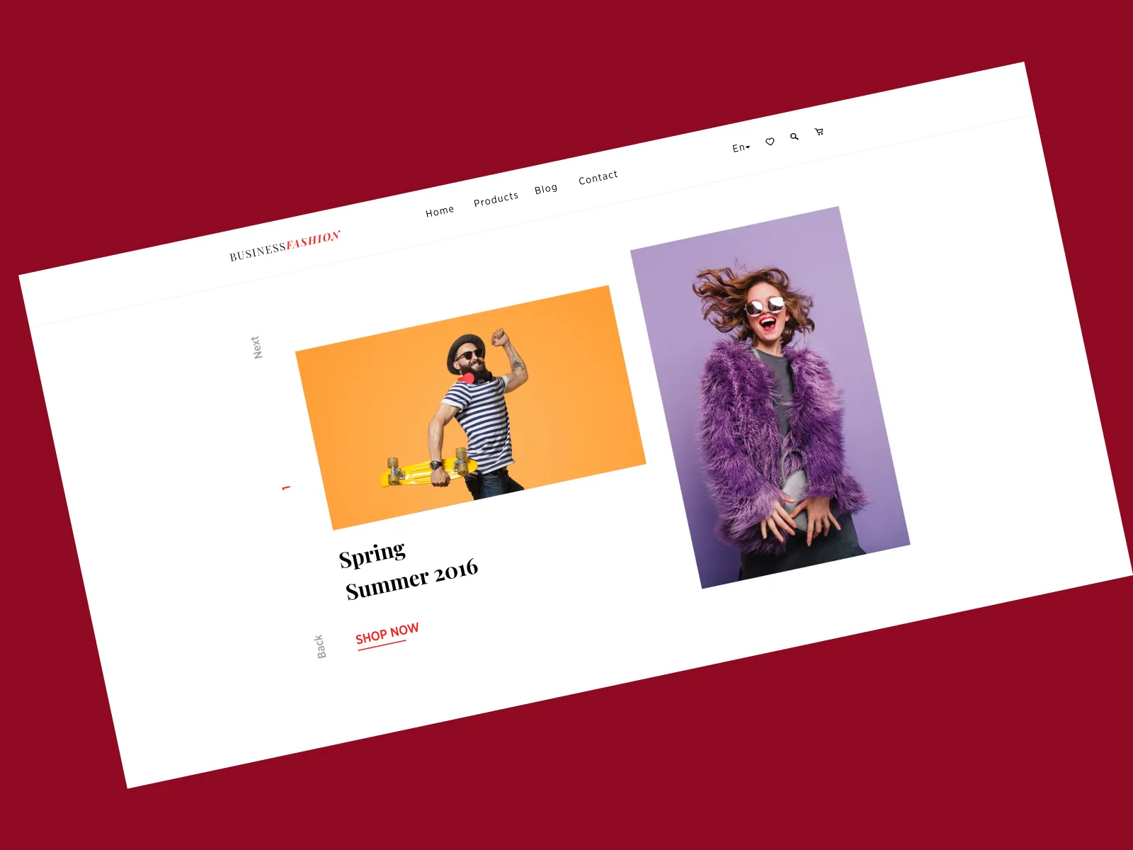 Fashion Blog & Magazine for Figma and Adobe XD No 4