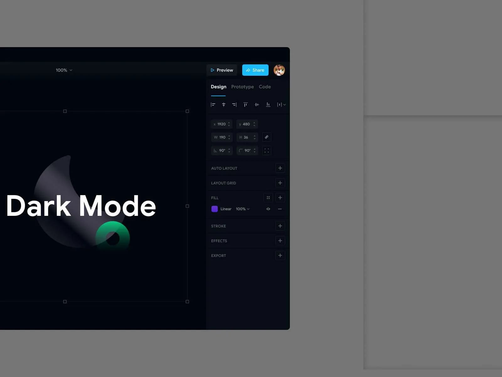 Figma App Dark Mode for Figma and Adobe XD No 5