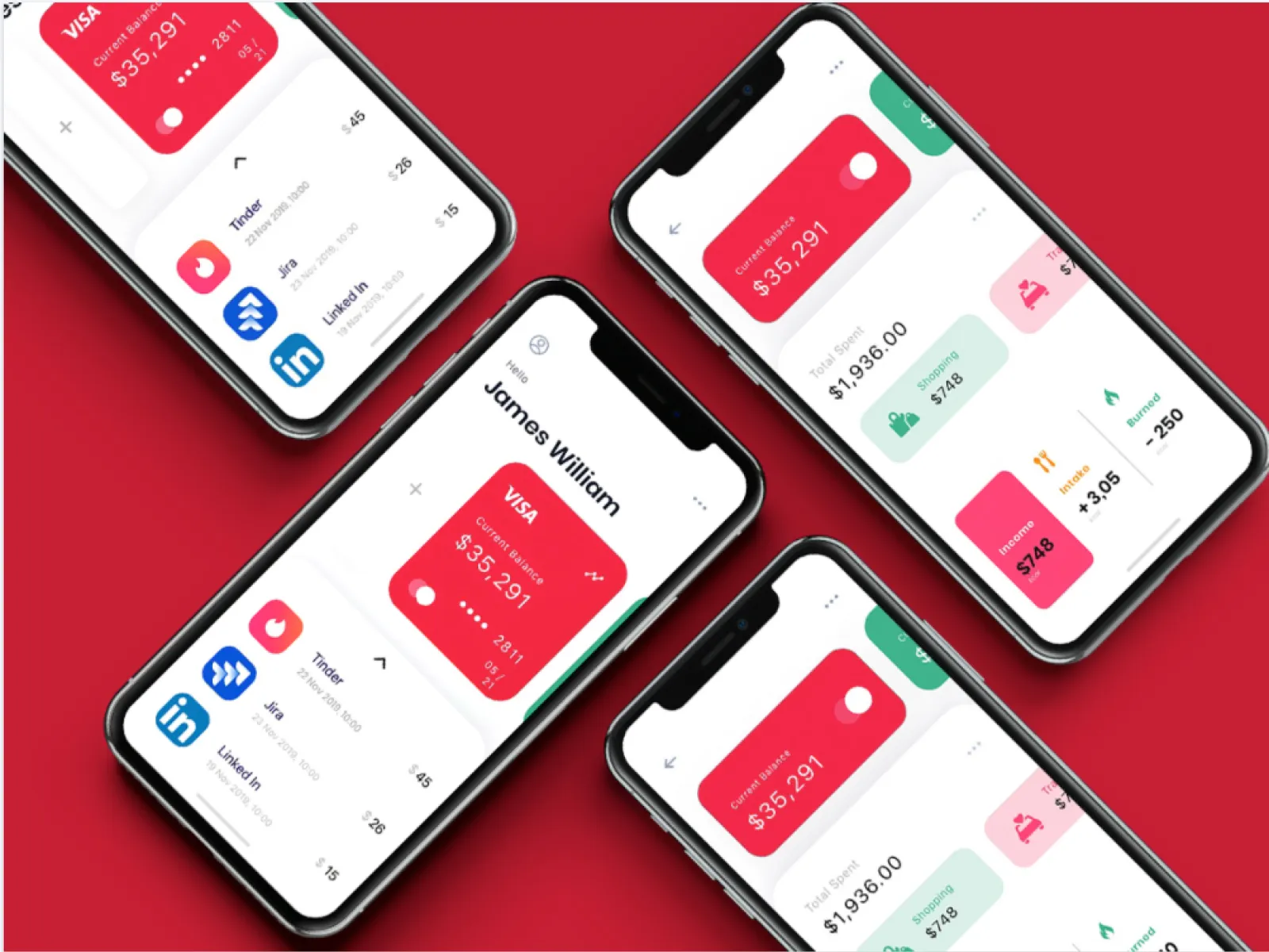 Finance App for Figma and Adobe XD No 2