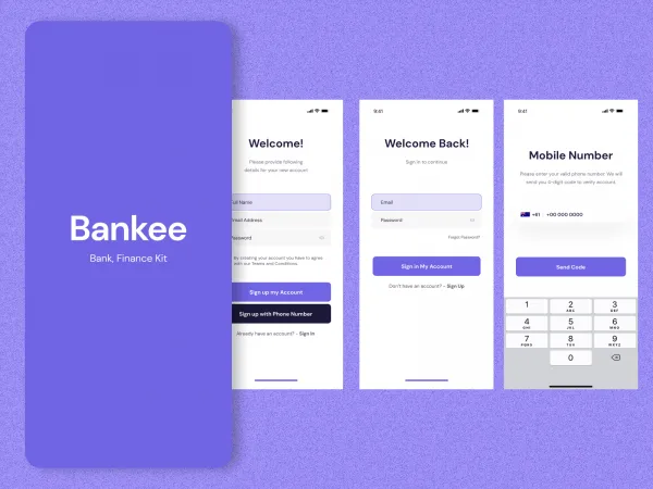 Finance & Wallet UI Kit for Figma and Adobe XD