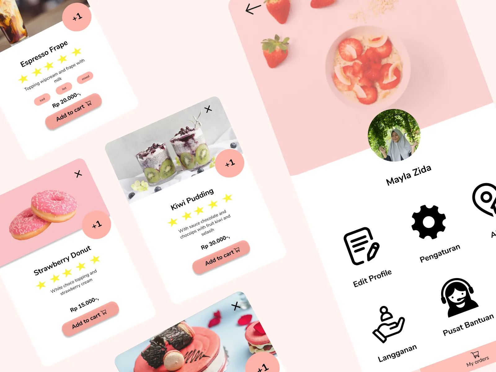Food Ecommerce Design App for Figma and Adobe XD No 4