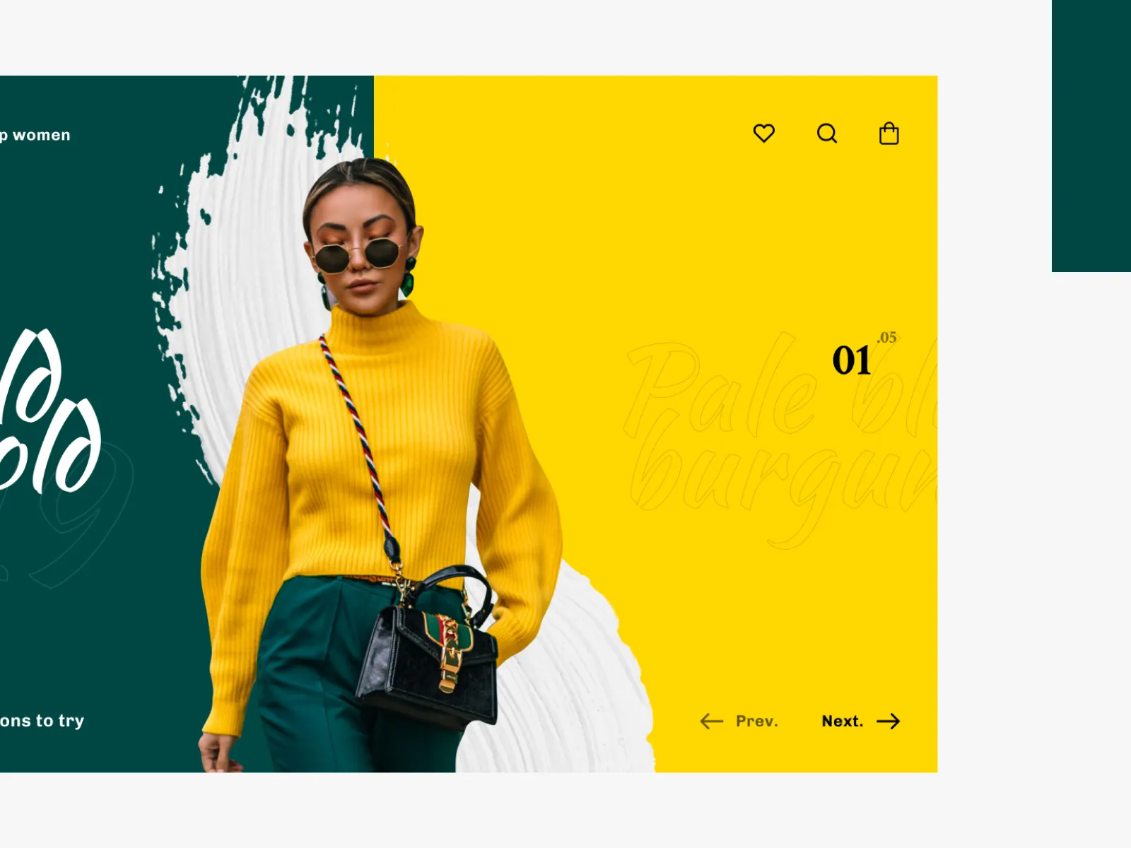 Forever 21 Concept Page for Figma and Adobe XD No 4